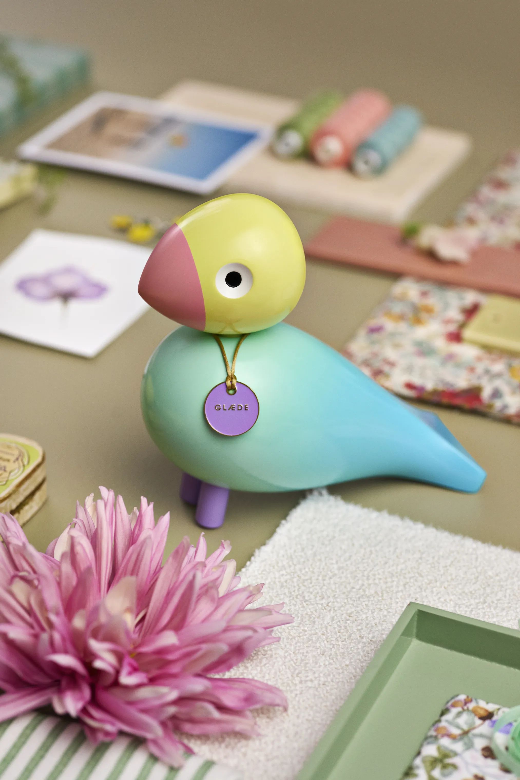 Kay Bojesen Øvrige figurer Story Birds Story Bird - Glæde i Aqua, 2