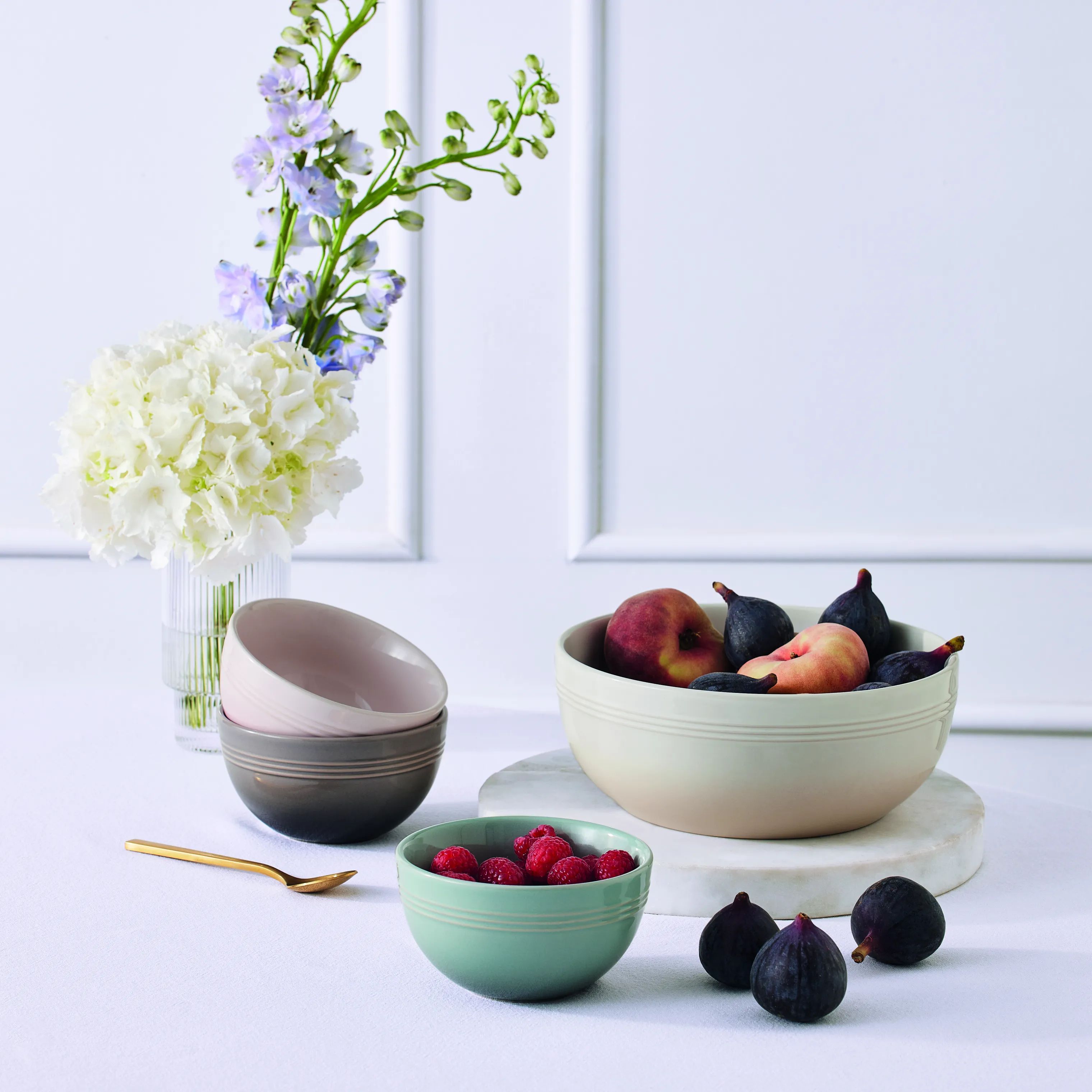 Le Creuset Serveringsskåle Coupe Collection Coupe Serveringsskål i Meringue, 2
