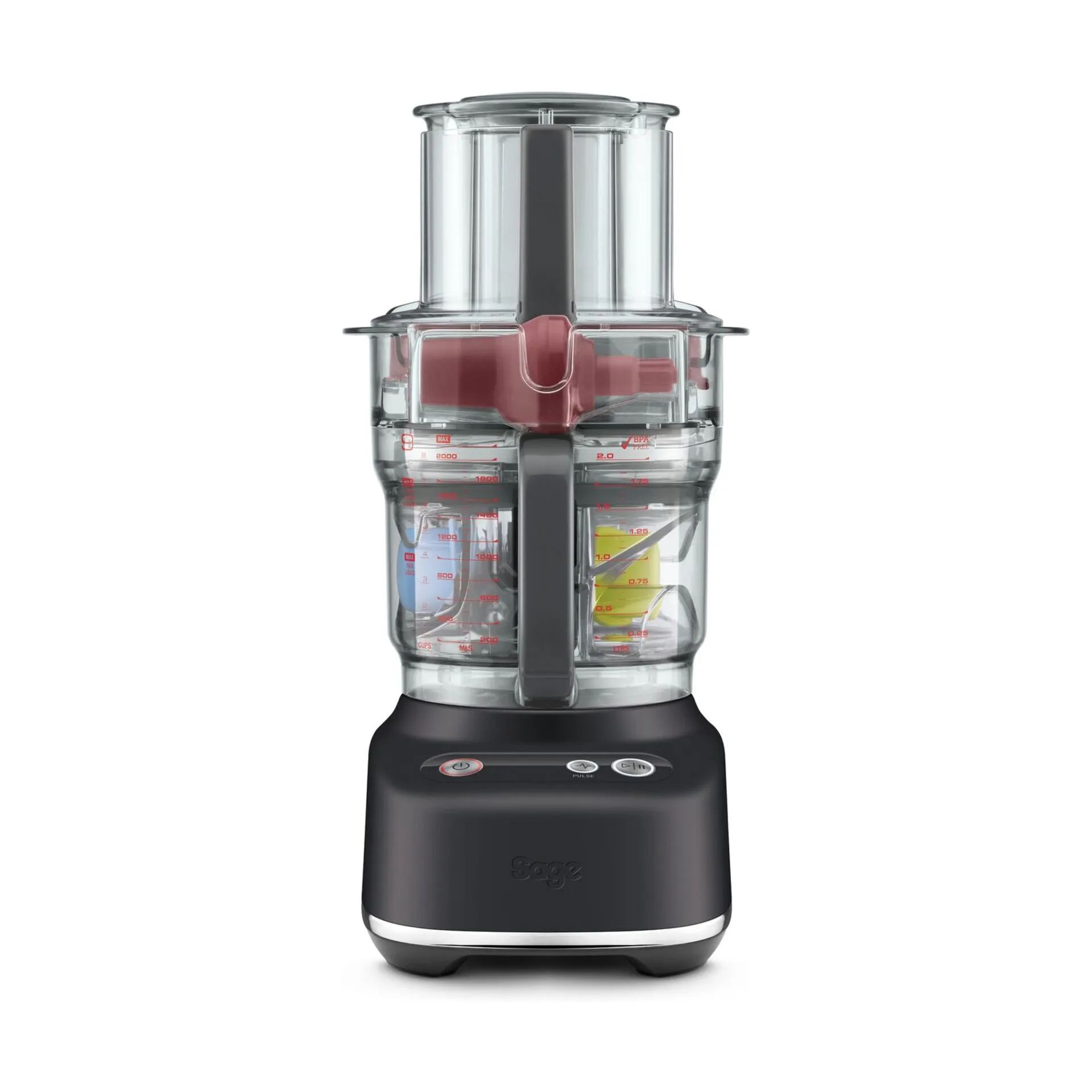 Sage Foodprocessorer Paradice 9 Foodprocessor i Black Truffle, 4