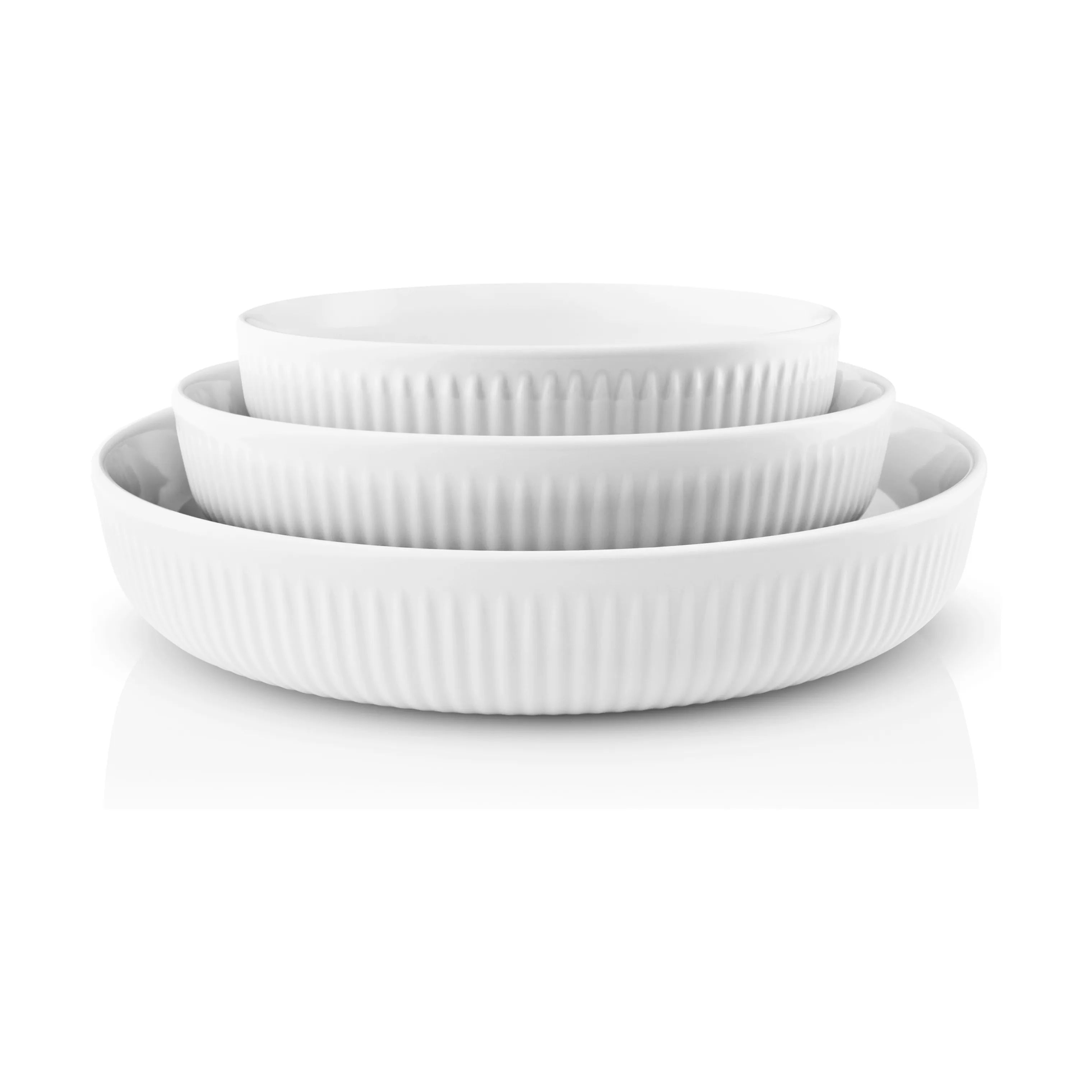 Eva Trio Serveringsskåle Legio Nova Skålsæt - 3 dele i Hvid, 1