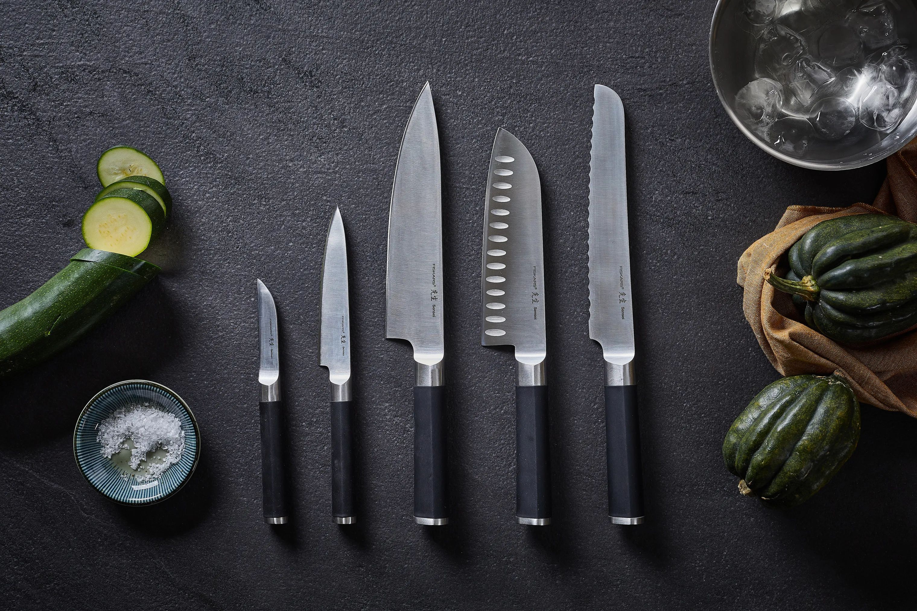 Fiskars Urteknive Sensei Urtekniv i Stål, 4