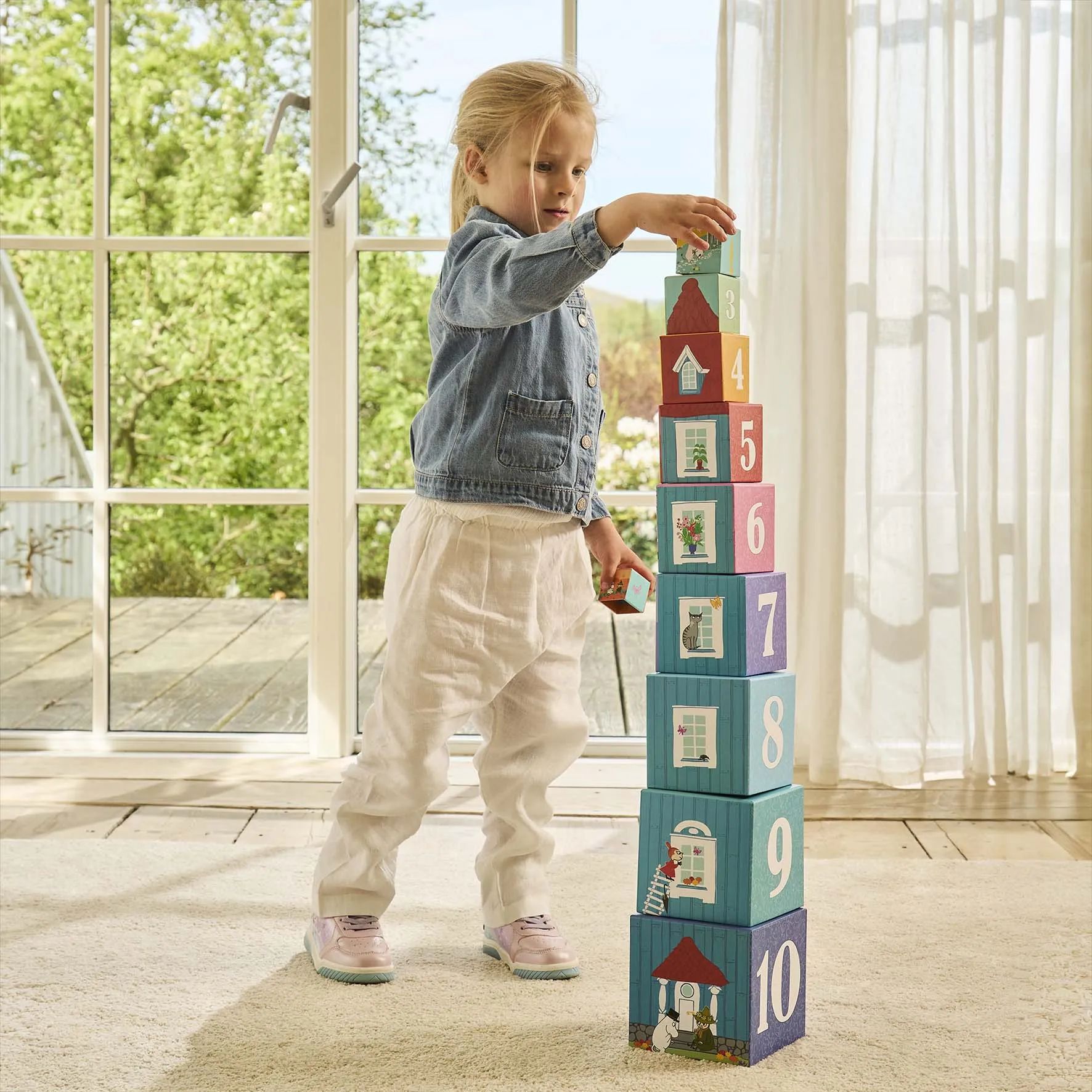 Barbo Toys Spil Moomin Stableklodser i Multifarvet, 2