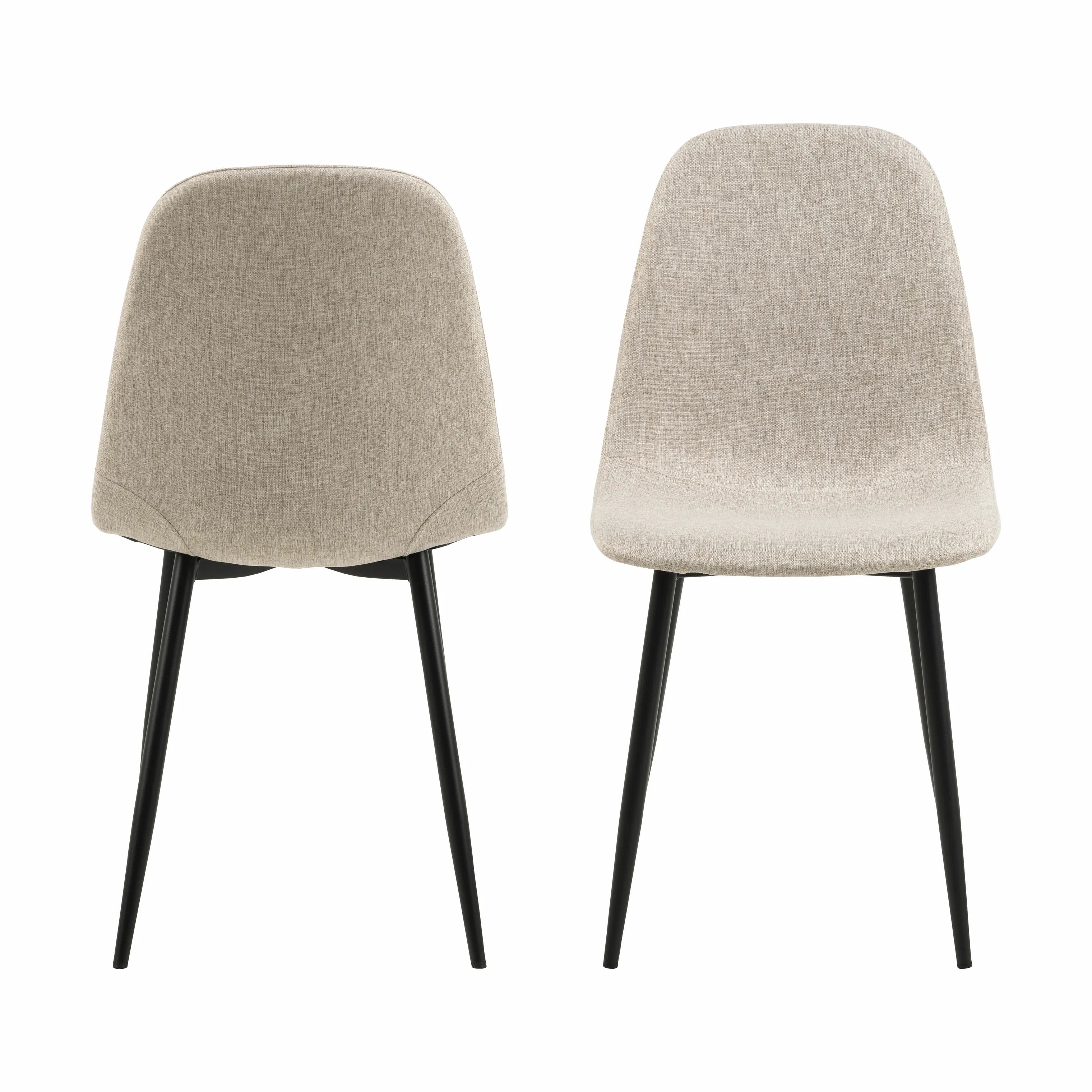 CASA Living Spisebordsstole Celia Spisebordsstol - 4 stk. i Beige, 7