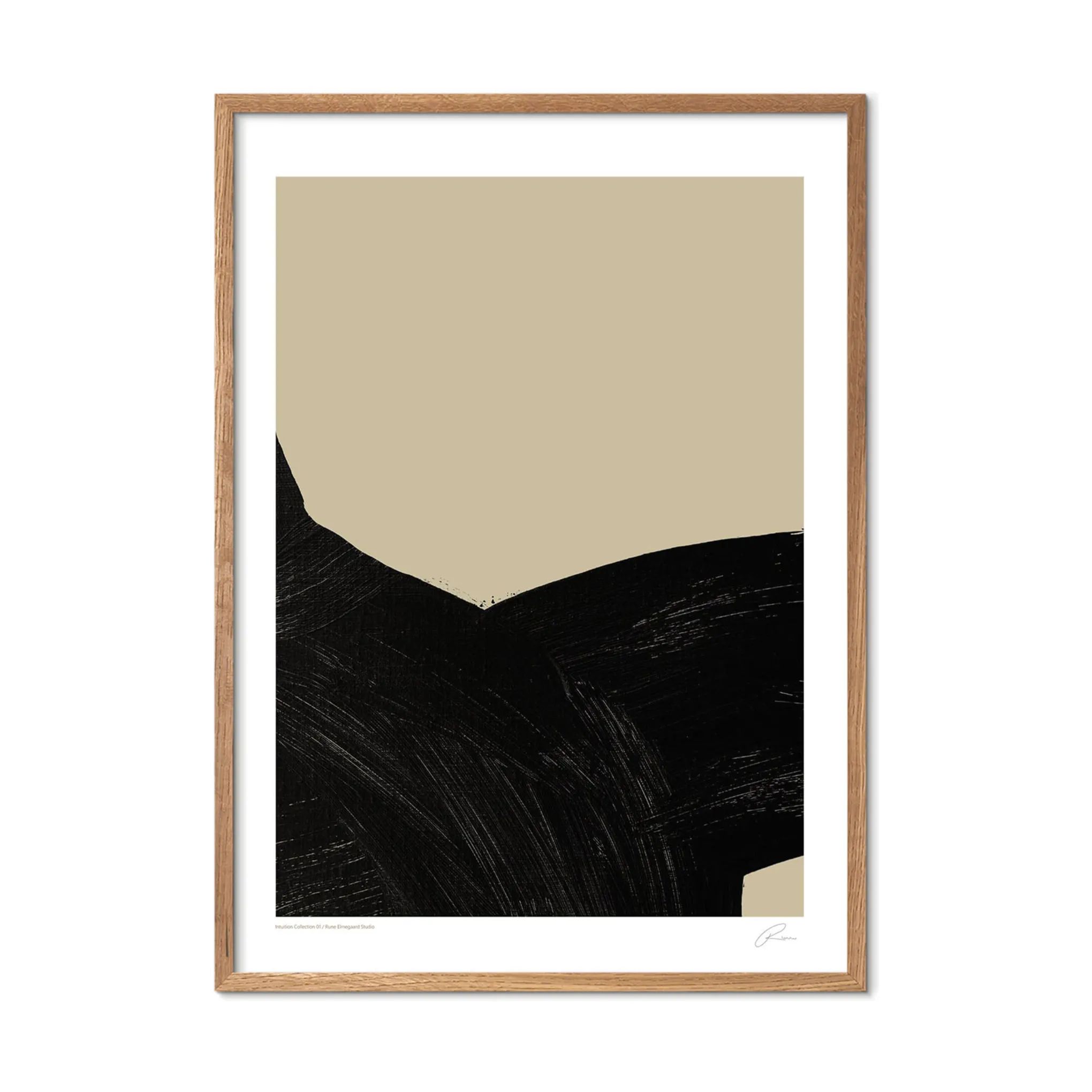Poster&Frame Plakater Plakat - Intuition Collection 01 i B50 x L70 cm, 3