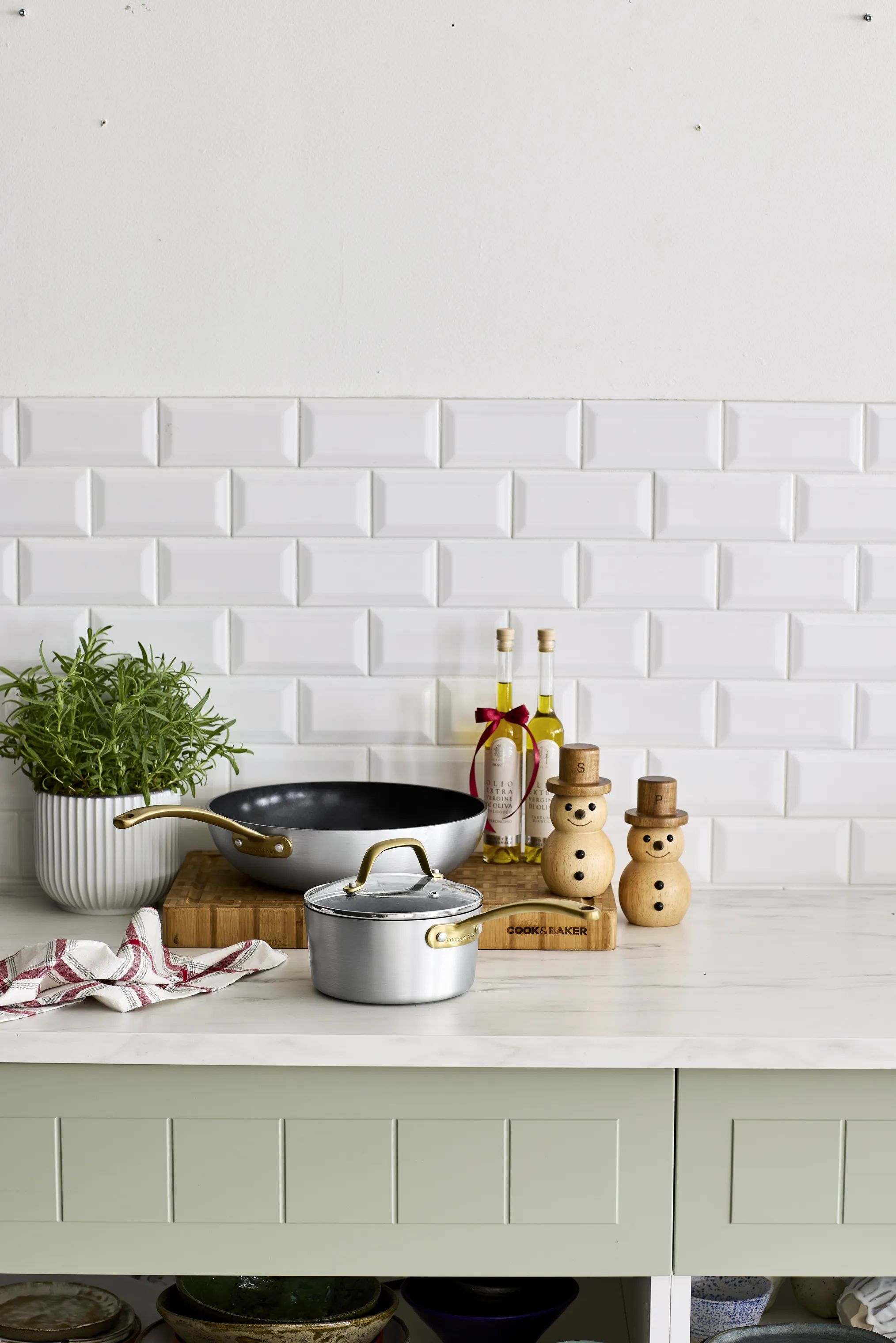 Cook & Baker Kværnsæt Kværnsæt - 2 dele i træ, 3