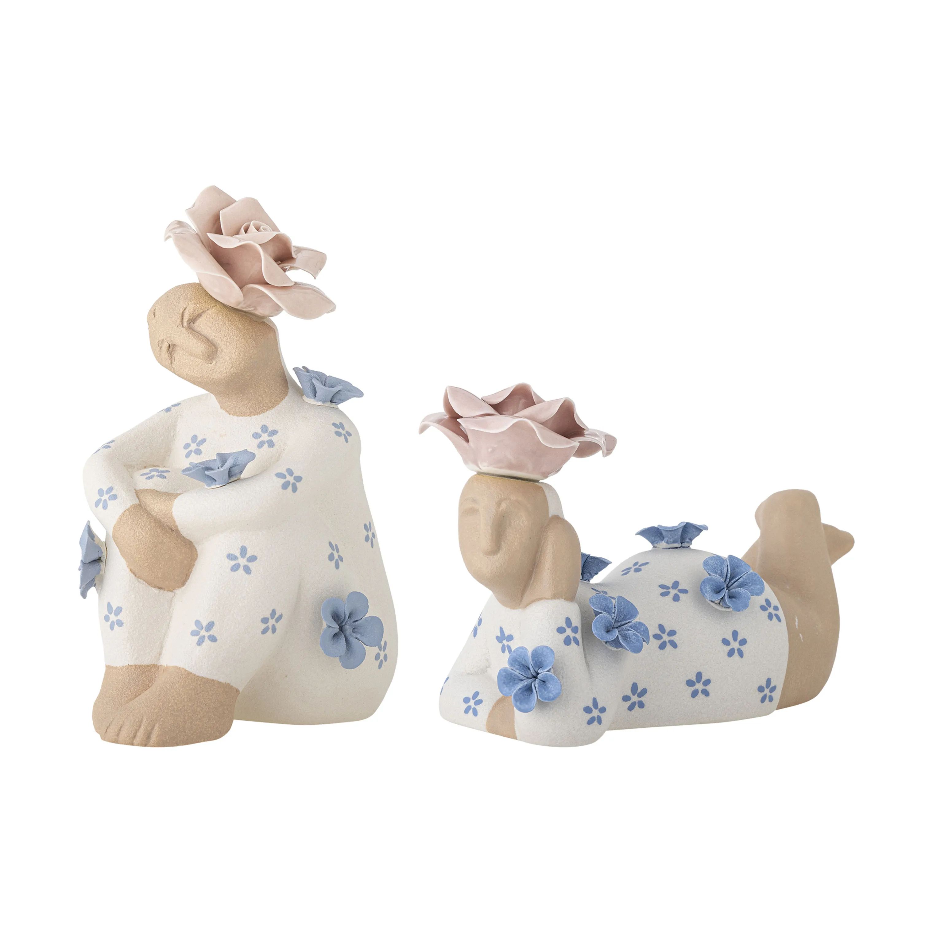 Bloomingville Øvrige figurer Floriella Dekoration - 2 stk. i Blå, 1