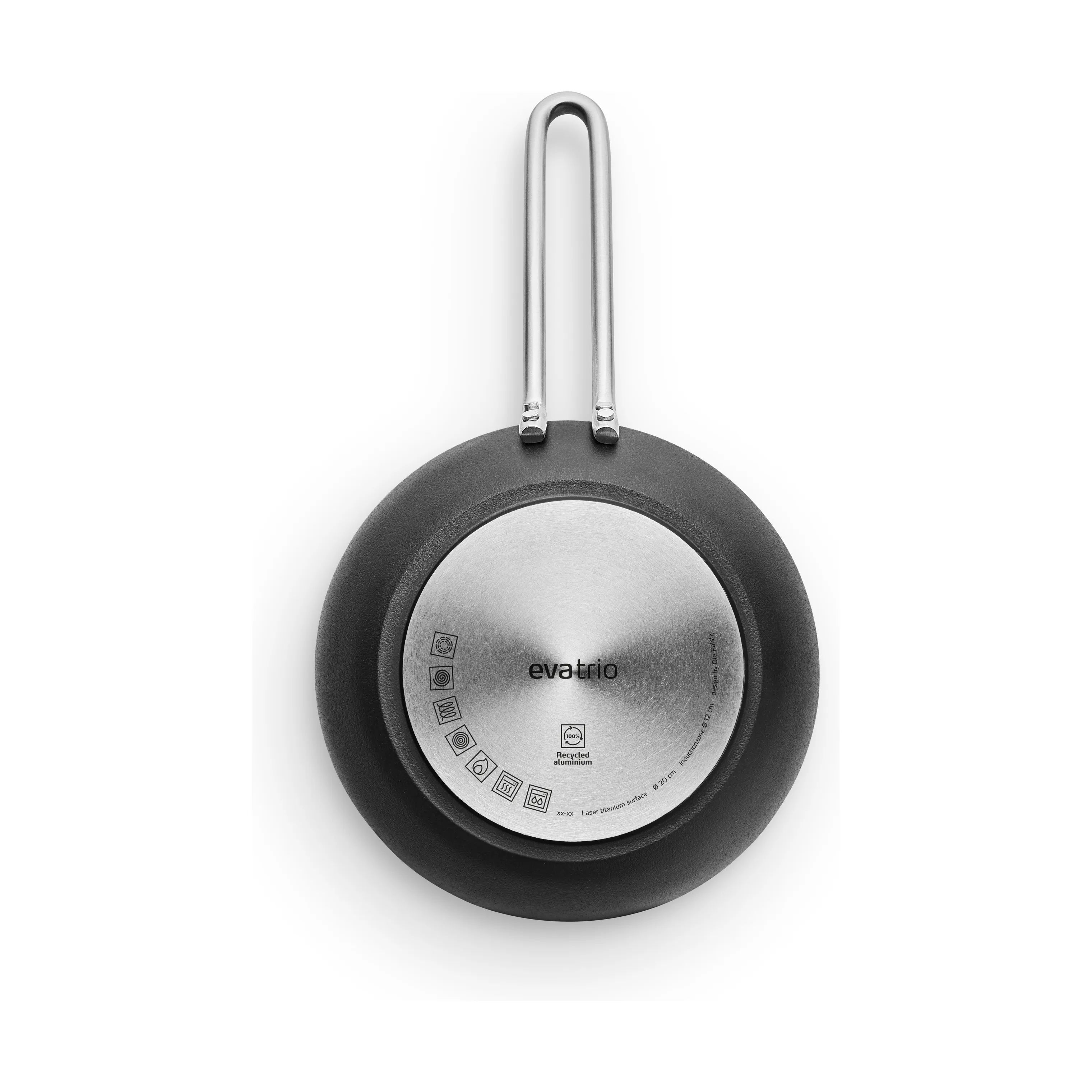 Eva Trio Stegepander Prof Titanium Rec. Stegepande i 20 cm, 3