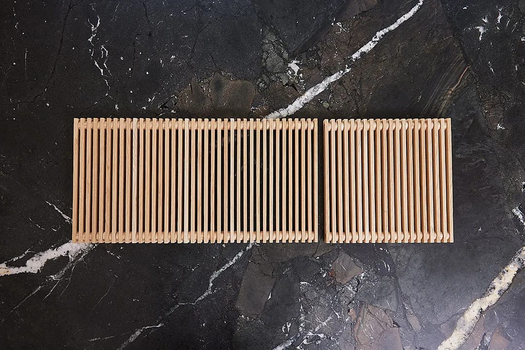 RISVIG Design Bordskånere Lignus Gryderist i Egetræ, 5