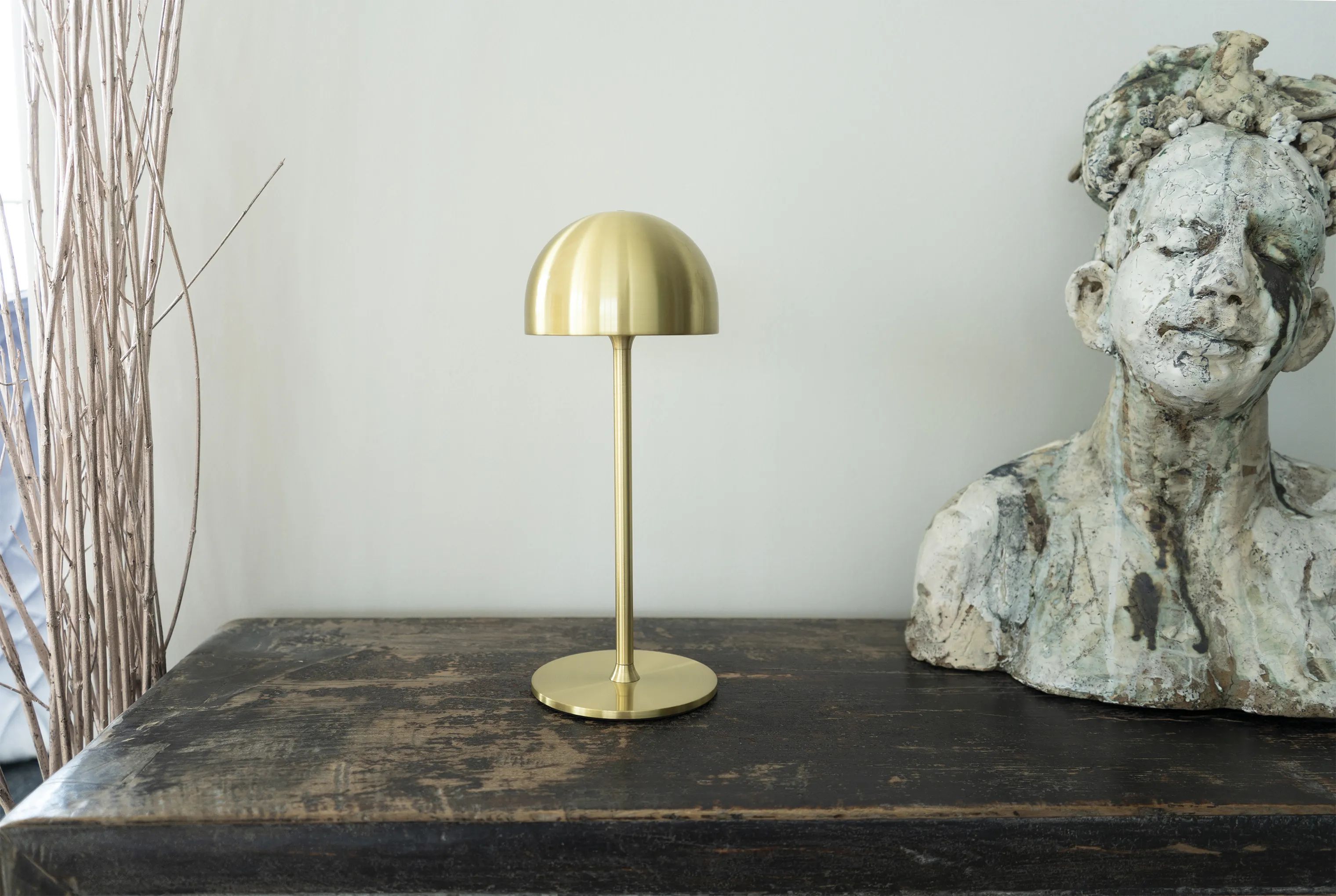 Sirius Bordlamper Tim Genopladelig Bordlampe i Messing, 30 cm, 2