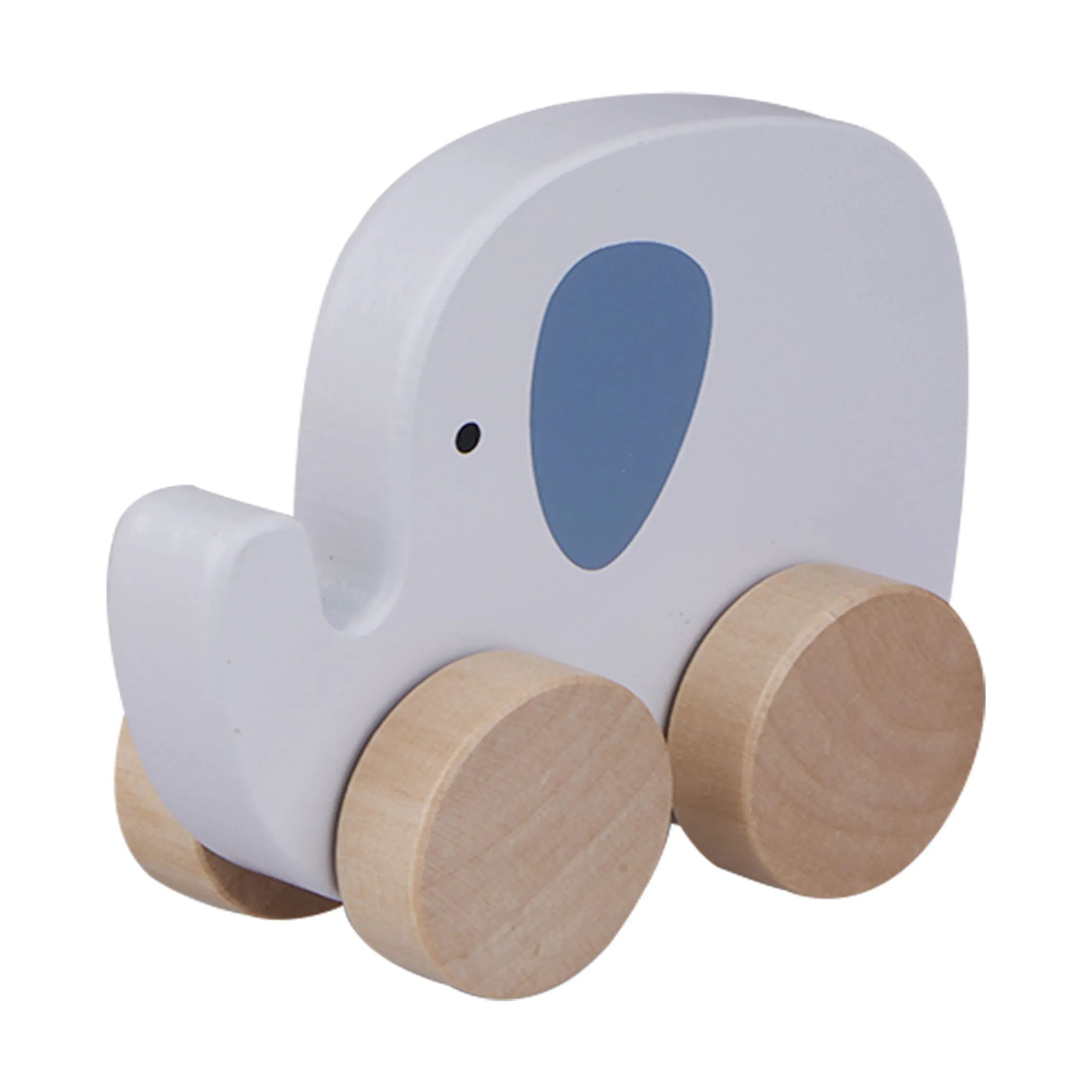Barbo Toys Til børneværelset Barbo Baby Træk Dyr - Elefant i Lysegrå/natur, 3