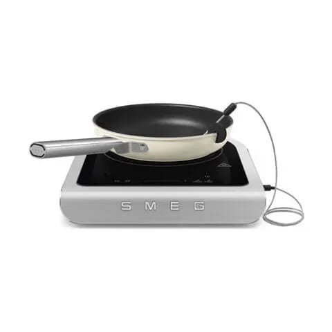 Smeg Kogeplader Collezione Bærbar Induktionsplade PIC01WHMEU i Mat hvid, 6
