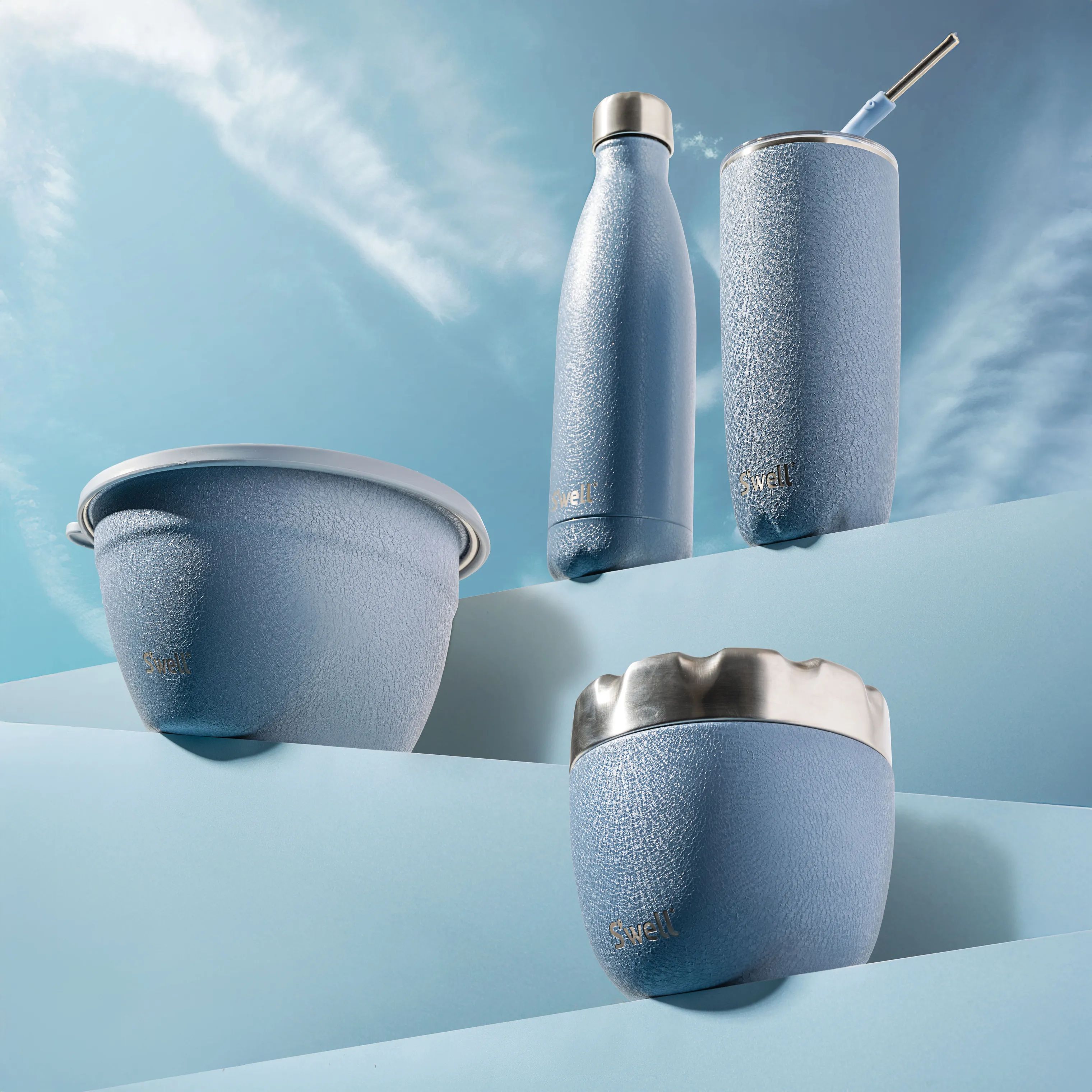 S'well Termoflasker Termoflaske i sky blue, 500 ml, 2