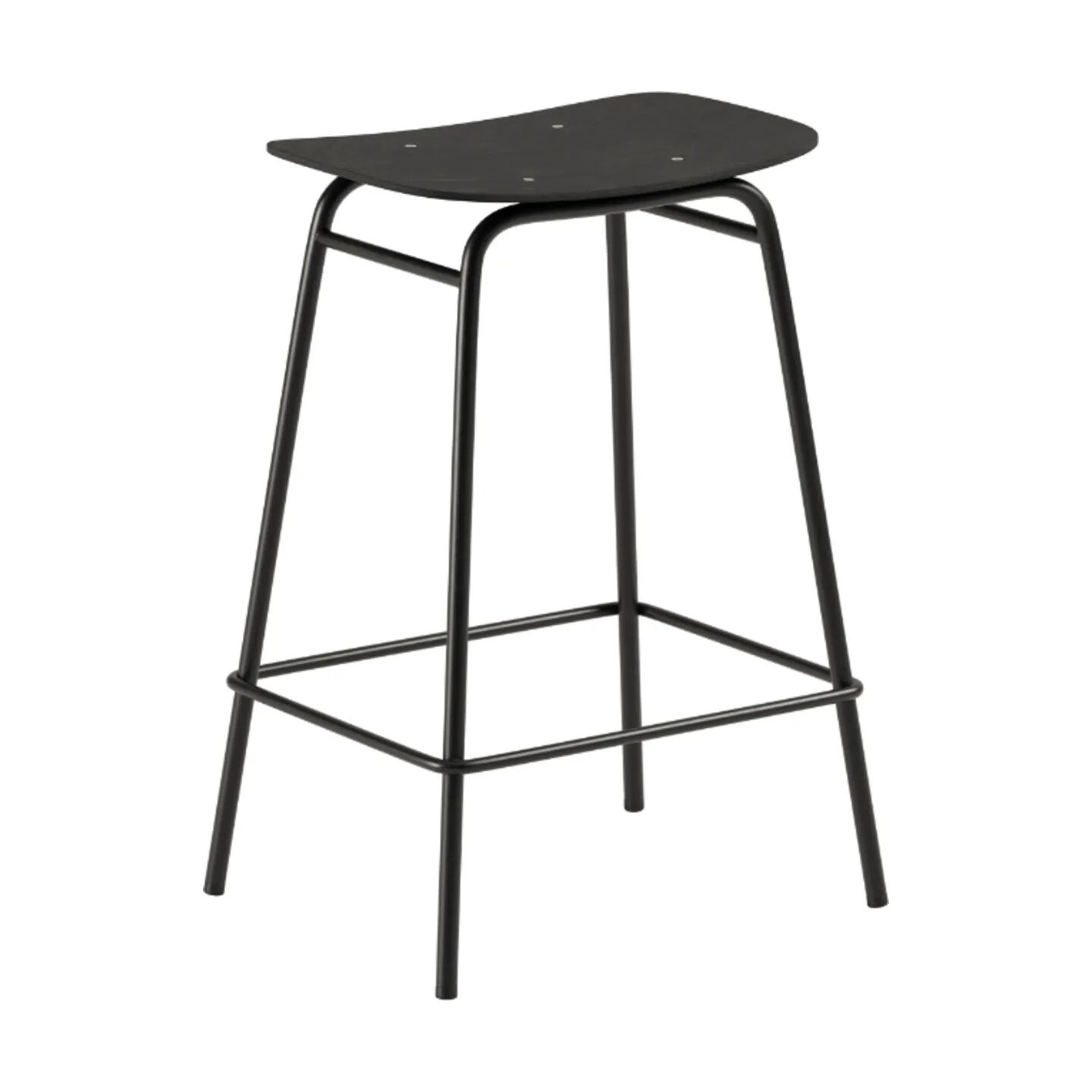 SACKit Barstole Frame Bar Stool Frame Barstol i Sort, 68 cm, 1