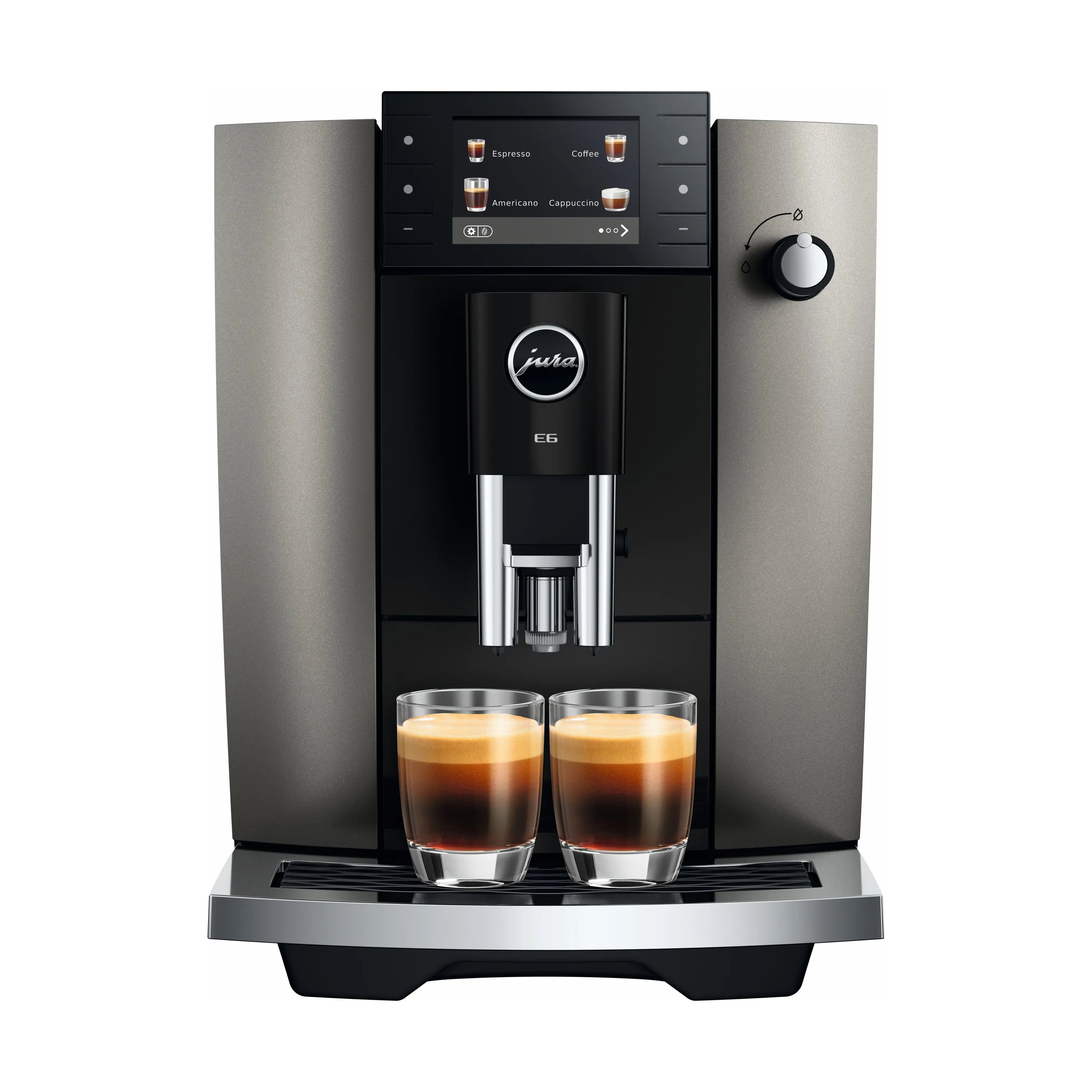 JURA Kaffemaskiner E6 (EB) E6 (ED) Kaffemaskine i Dark Inox, 7