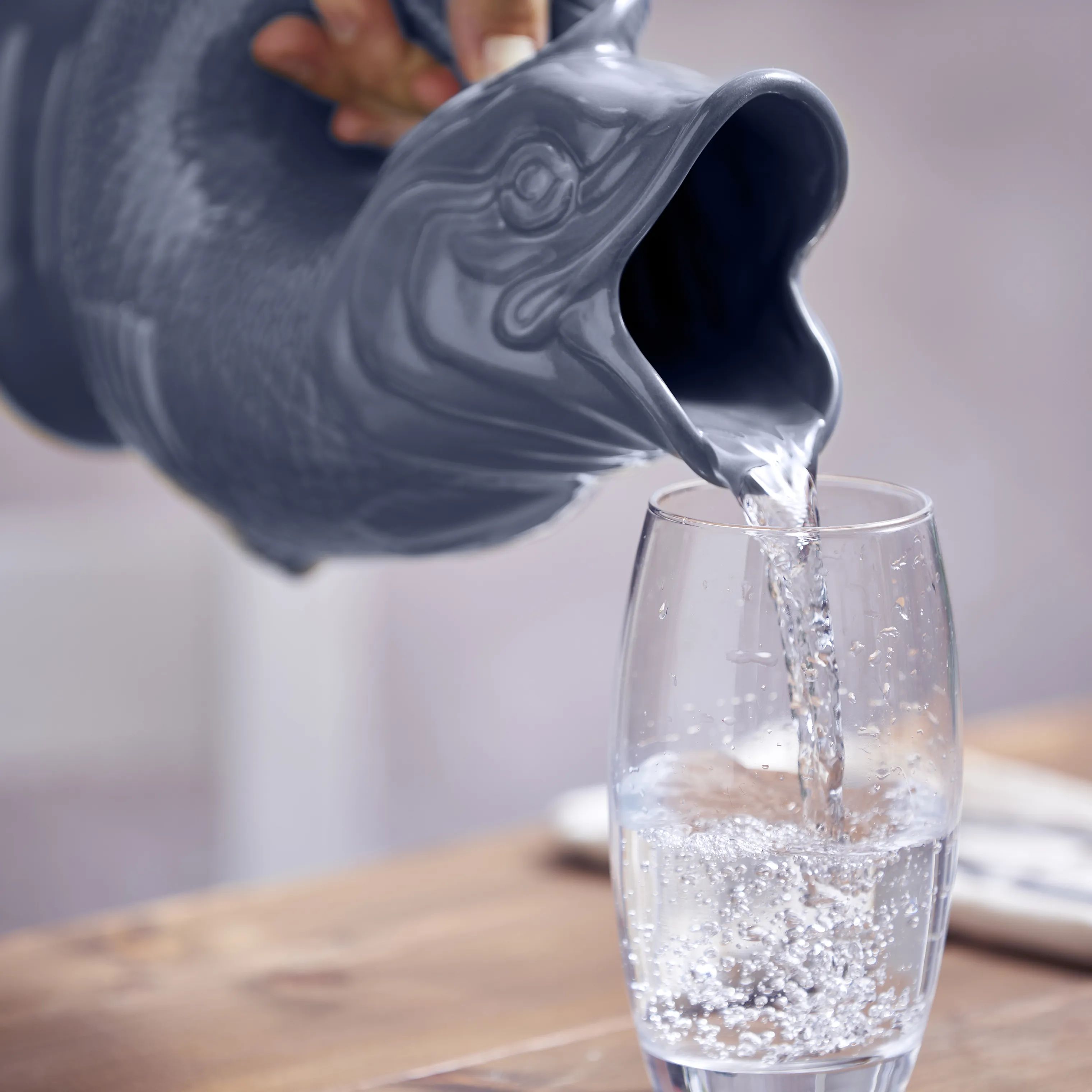 Wade Serveringskander Gurgle Gluggle Kande i Grå, 0.6 L, 2