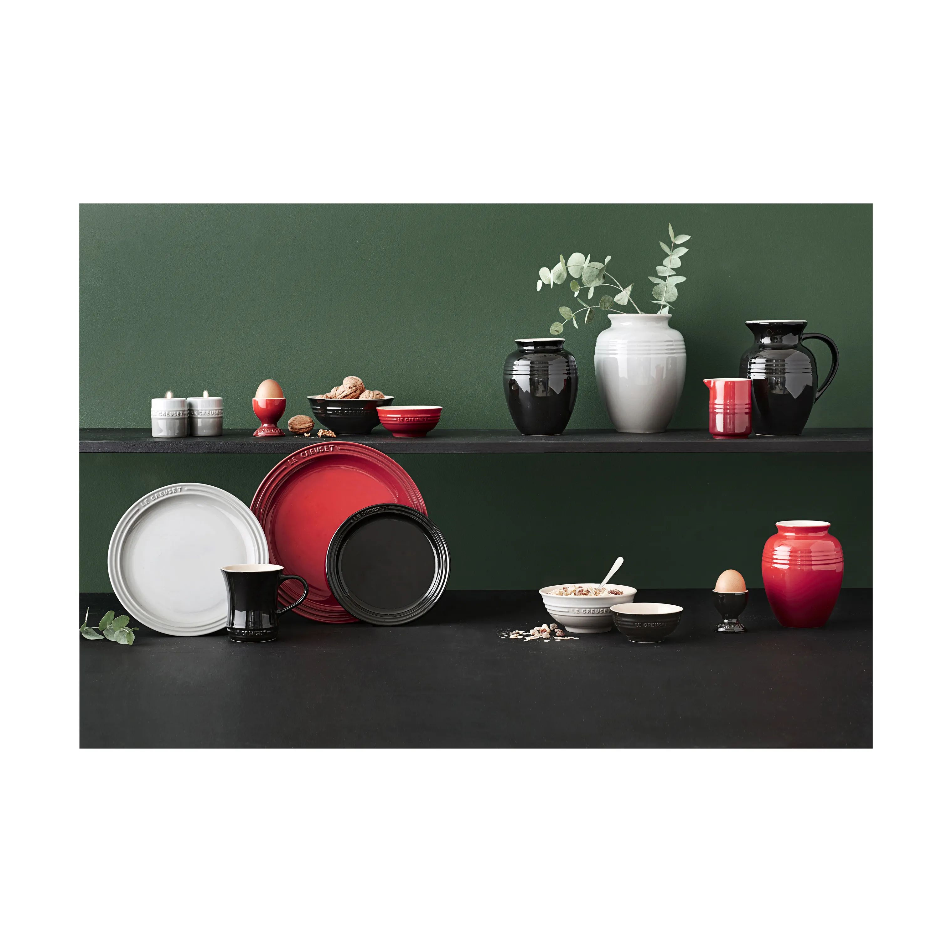 Le Creuset Krus og kopper med hank Krus i Black, 2