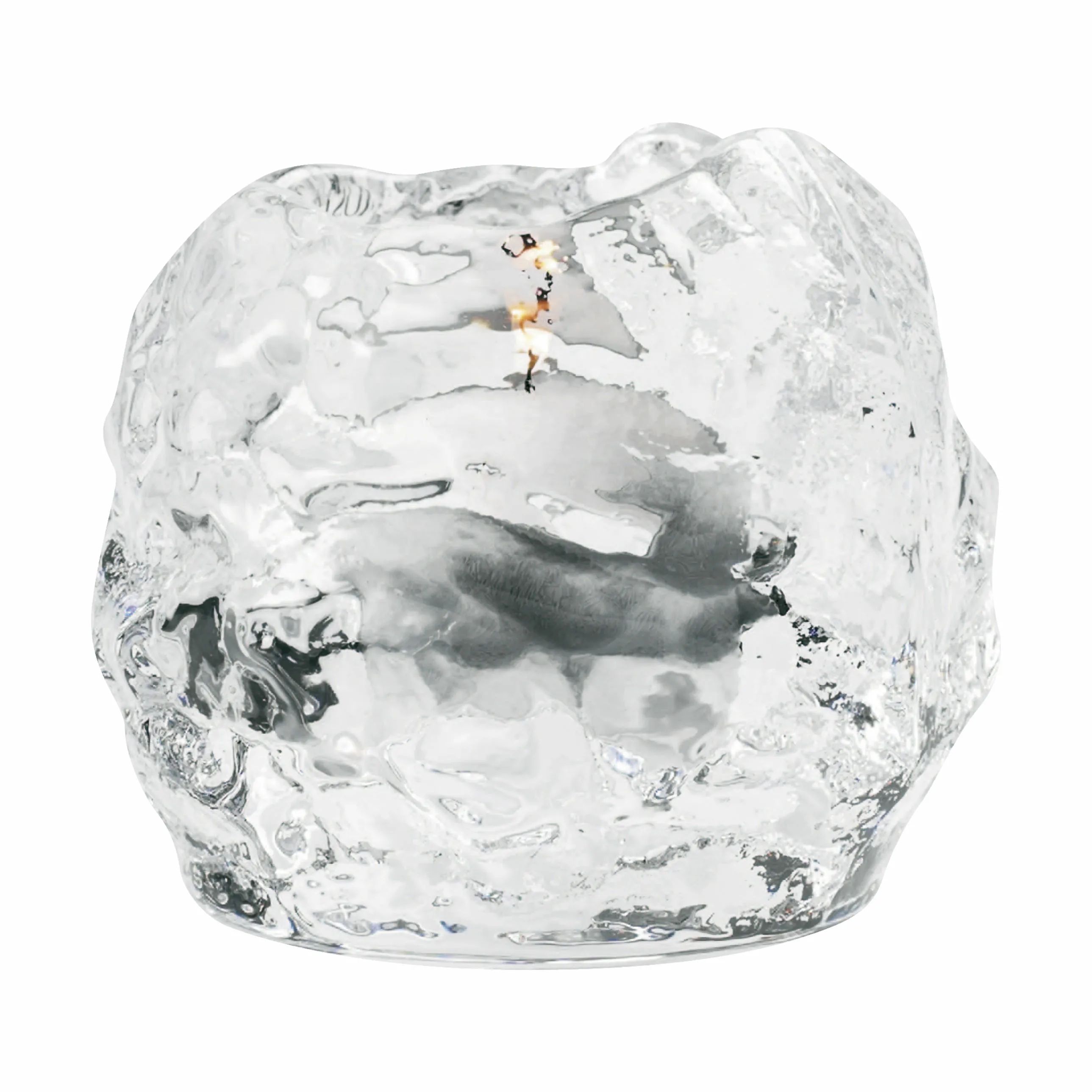 Kosta Boda Fyrfadsstage Snowball Fyrfadsstage i Klar, 6 cm, 1