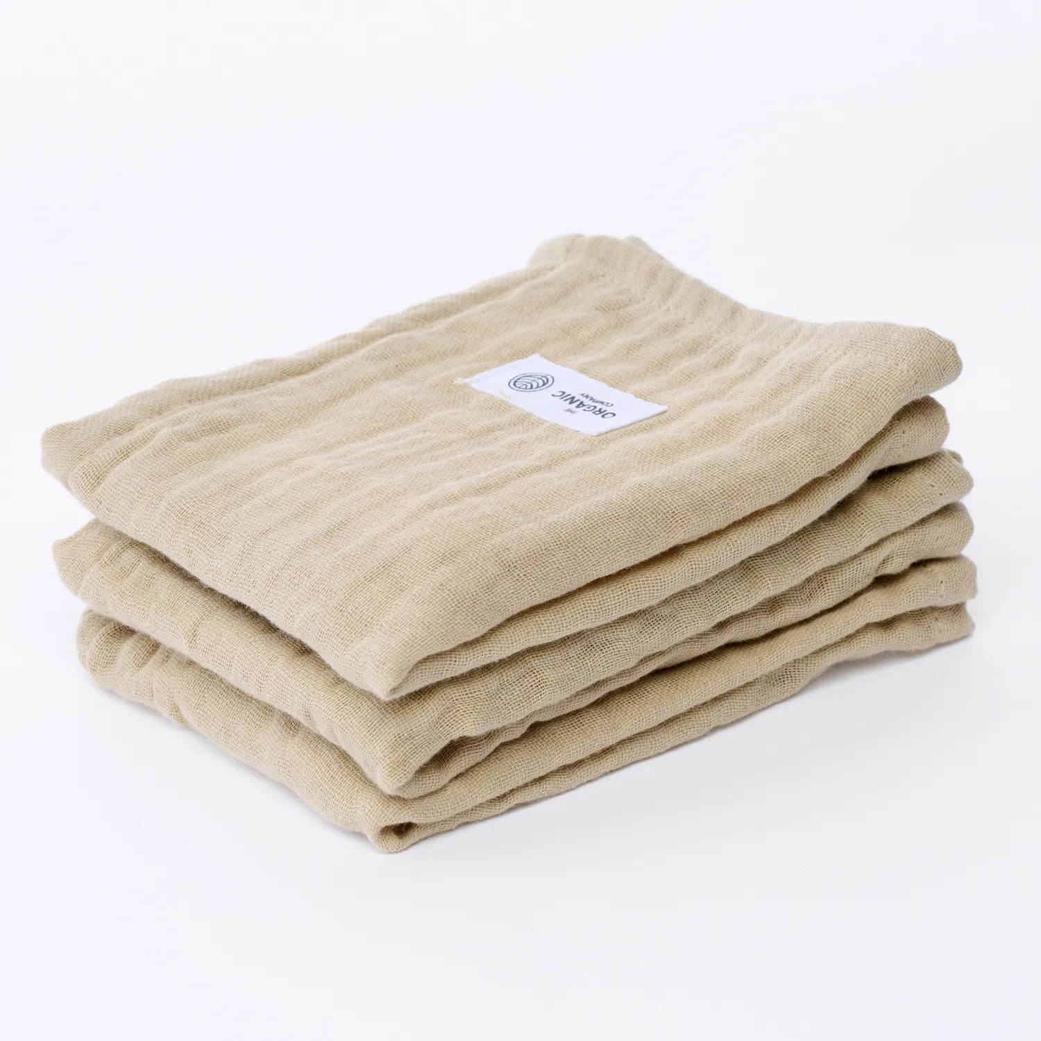 The Organic Company Vaskeklude FINE Vaskeklud - 3 stk. i Honey, 30 cm, 3