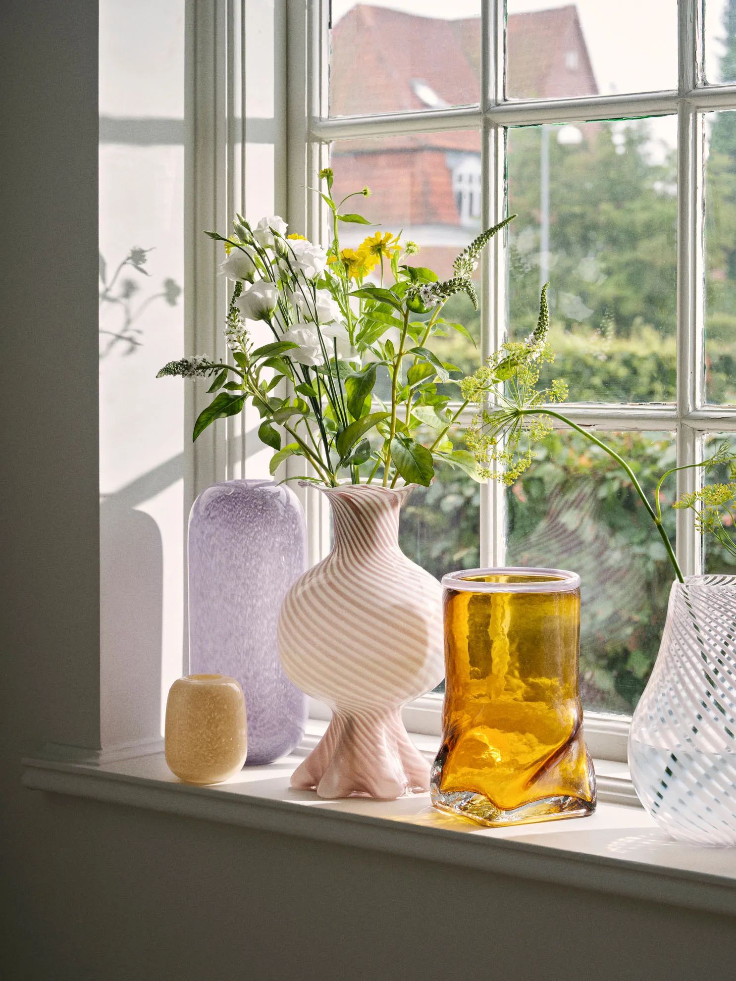 Broste Copenhagen Vaser Mella Vase i Fairy Pink, 2