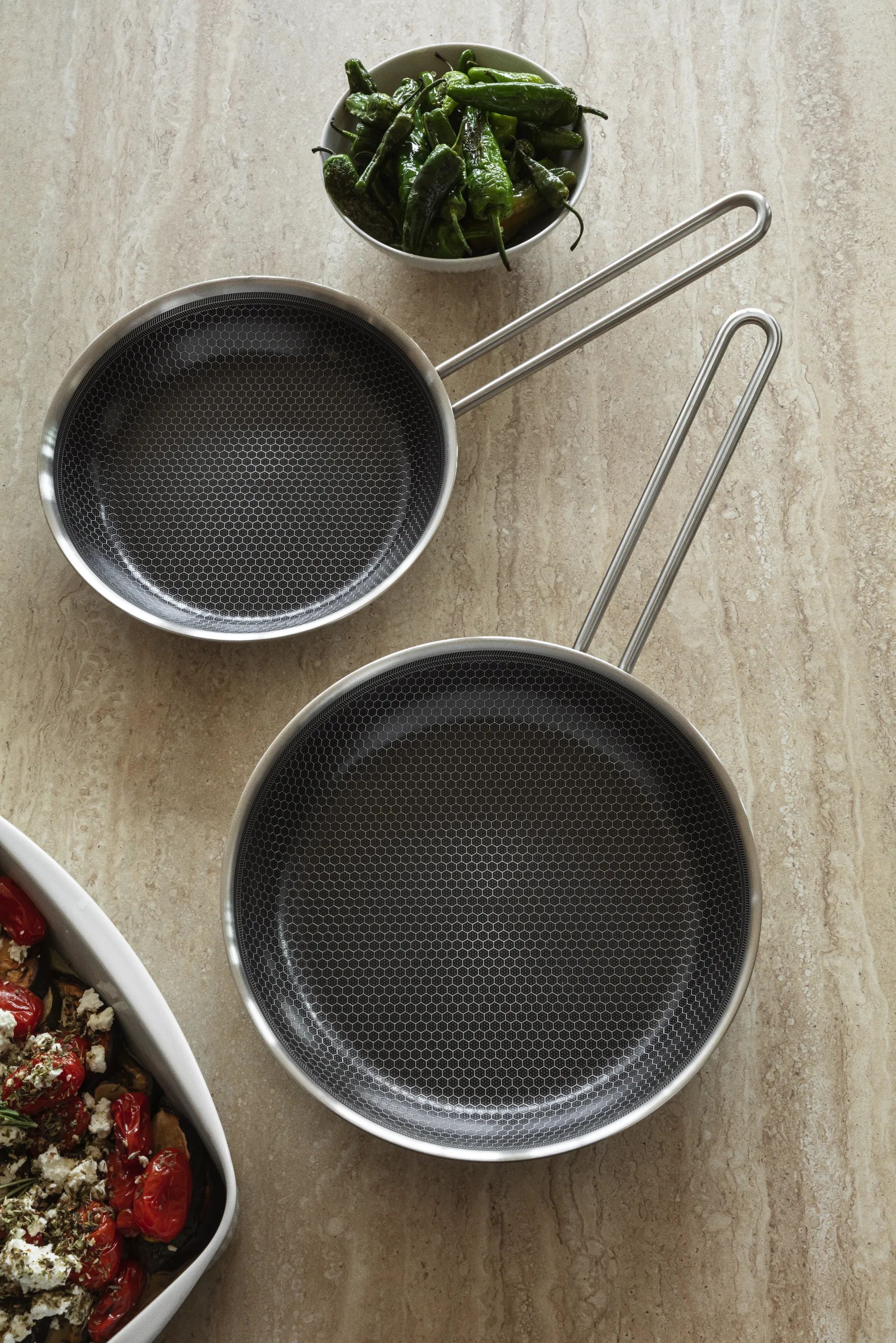Eva Trio Stegepander Multi Mosaic Rec. Multi Mosaic Stegepande i Brushed steel, 24 cm, 5