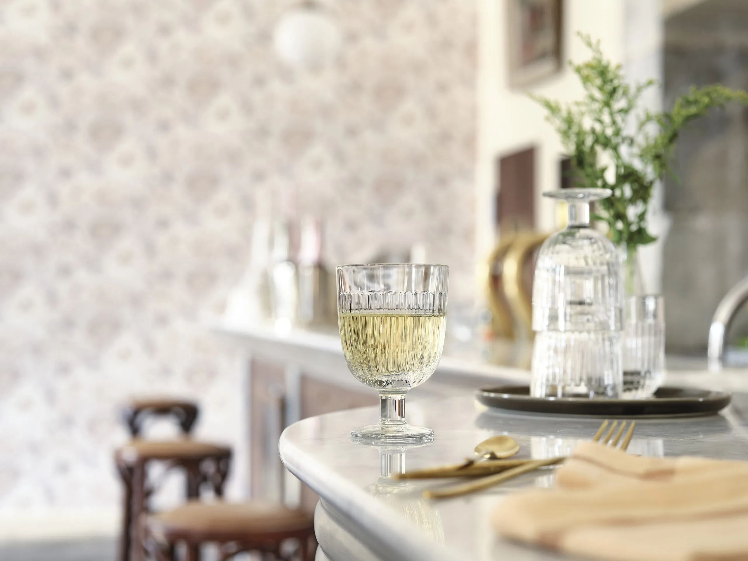 La Rochère Hvidvinsglas Quessant Vinglas - 6 stk. i Klar, 2