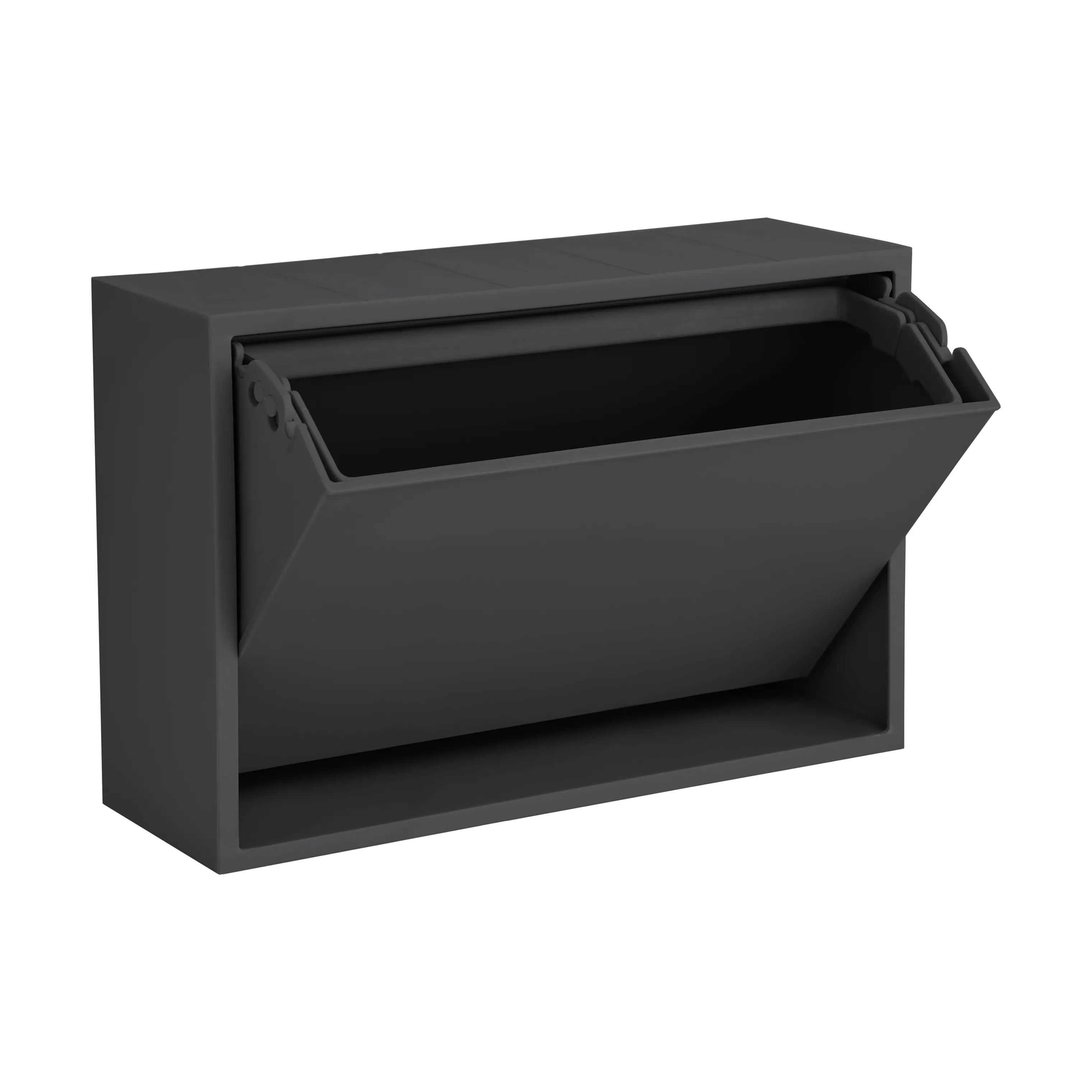 ReCollector Toiletspande Væghængt Toiletspand i Black Raven, 5