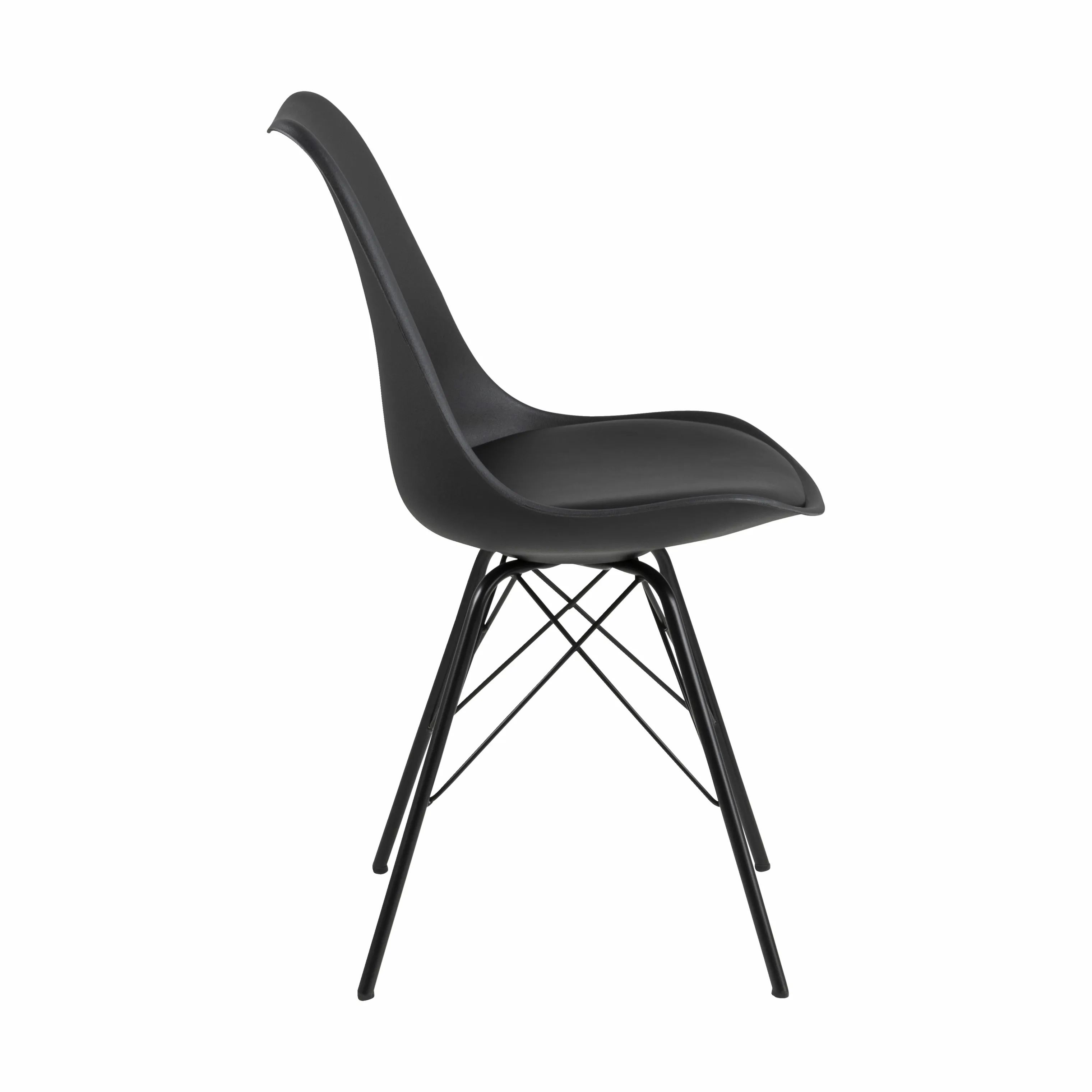 CASA Living Spisebordsstole Eris Spisebordsstol - 2 stk. i sort, 4