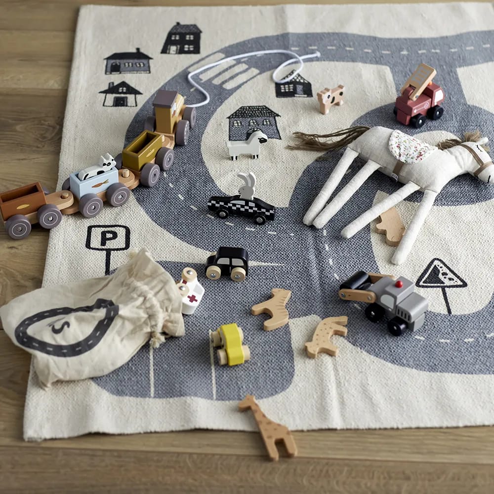 Bloomingville Mini Til børneværelset MINI Avin Legetøjsbil i Grå, 2