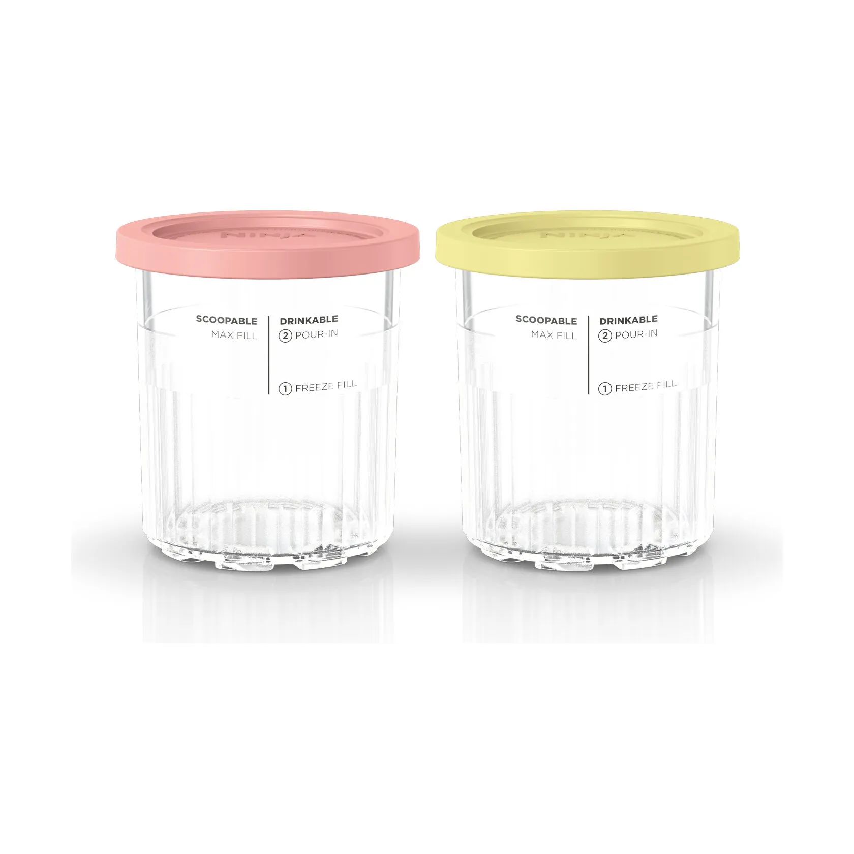 Ninja Opbevaringsglas Creami Bøtte - 2 stk. i Multifarvet, 1