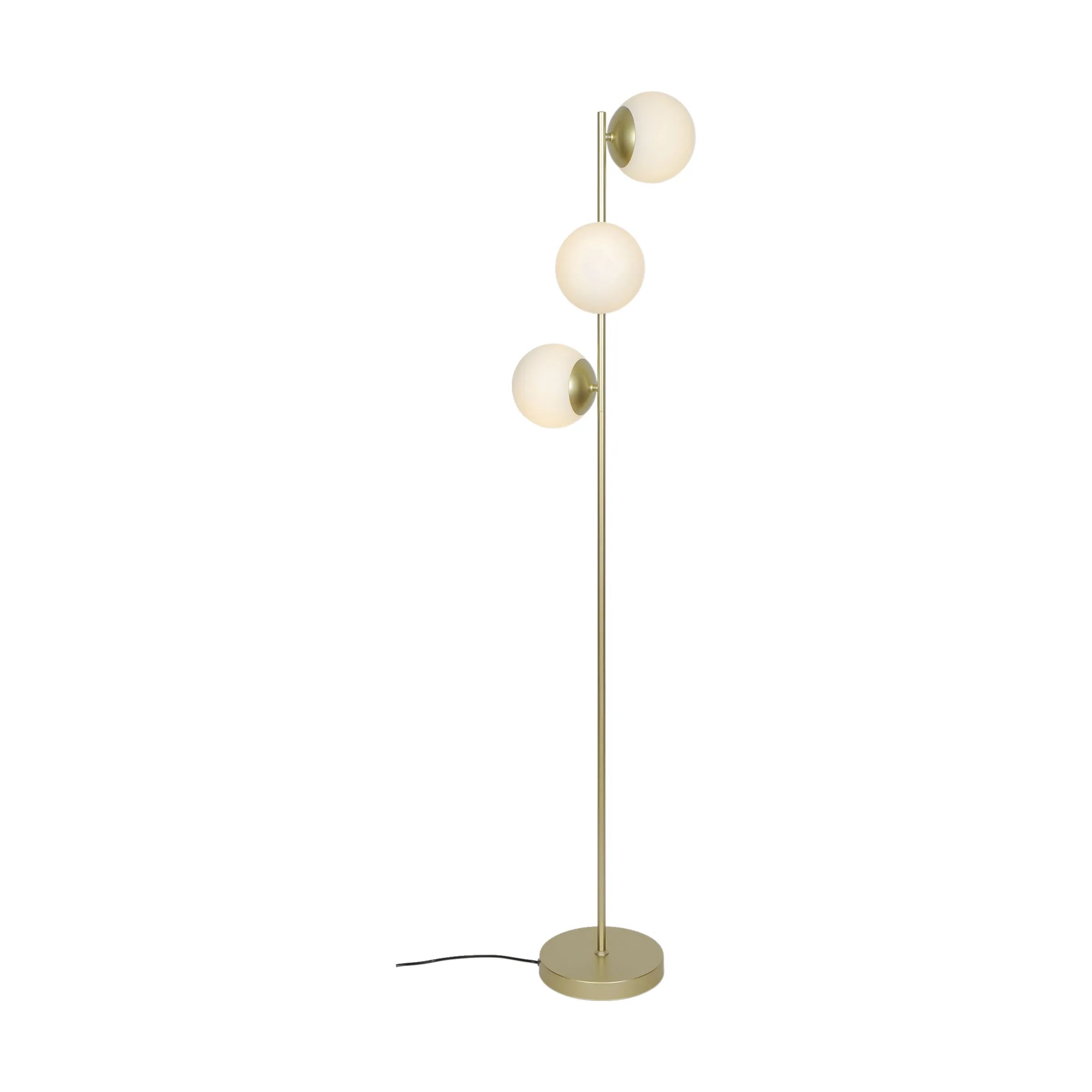 Nordlux Gulvlamper Lilly Gulvlampe i Messing/Opal, 1