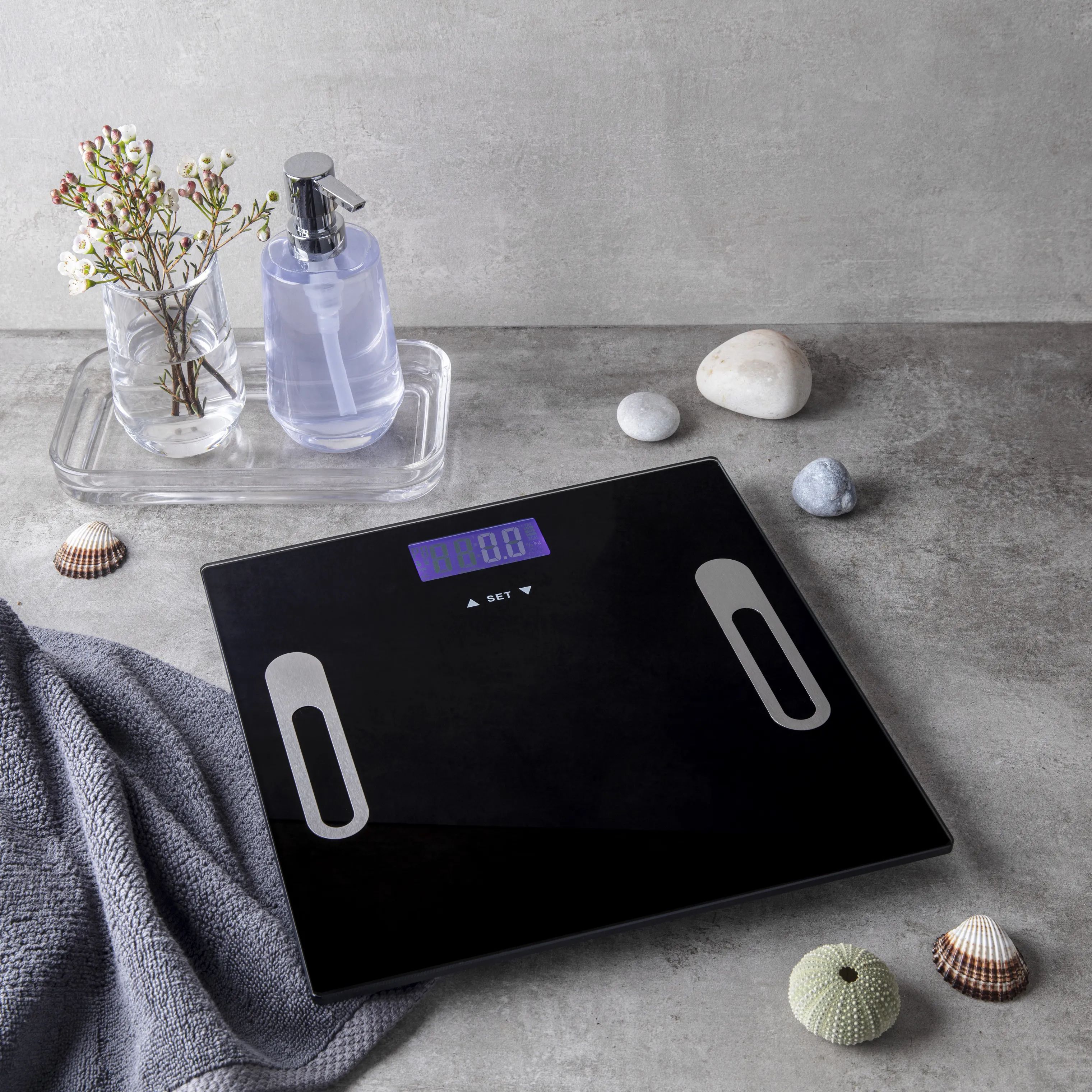 CASA Living Badevægte BMI Personvægt i Sort, 2