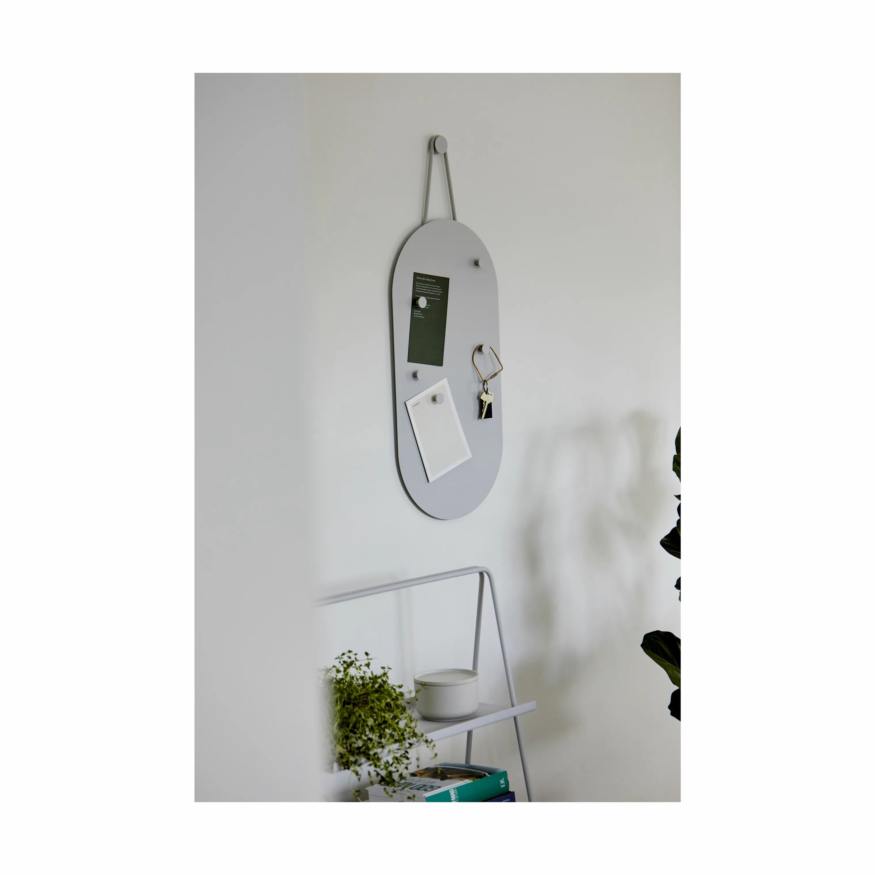 Zone Vægdekoration A-collection A-Bulletin Board Opslagstavle i Soft Grey, 5