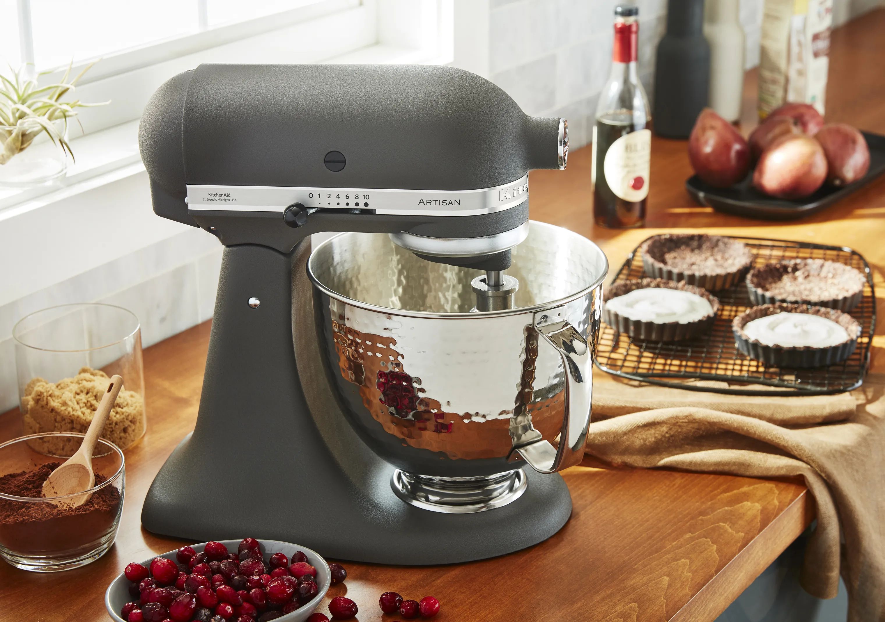 KitchenAid Tilbehør til røremaskiner Artisan Røreskål i Hammerslået stål, 2