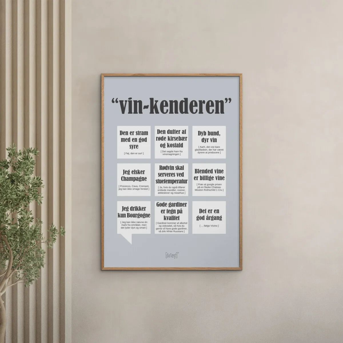 Poster&Frame Plakater Plakat - Vin-kenderen i B30 x L40 cm, 2
