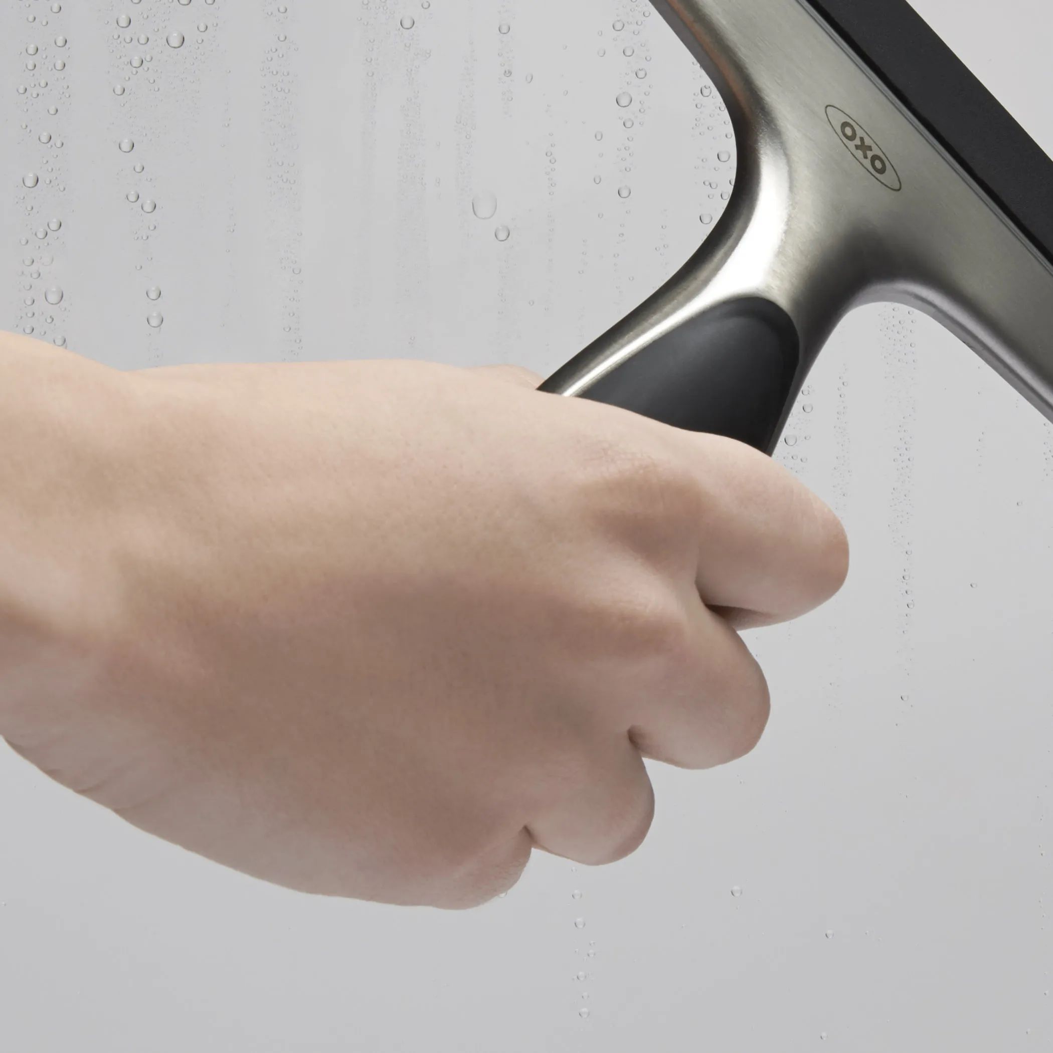 OXO Tilbehør til bad Good Grips Bruseskraber i Sort/stål, 2