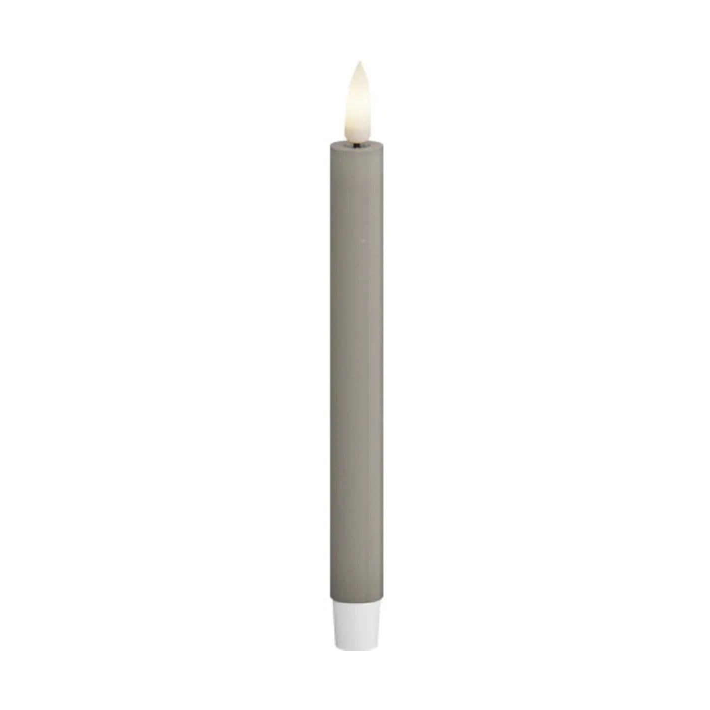 Deluxe Homeart LED-lys Real Flame LED Kertelys - 2 stk. i Sand, 14 cm, 4