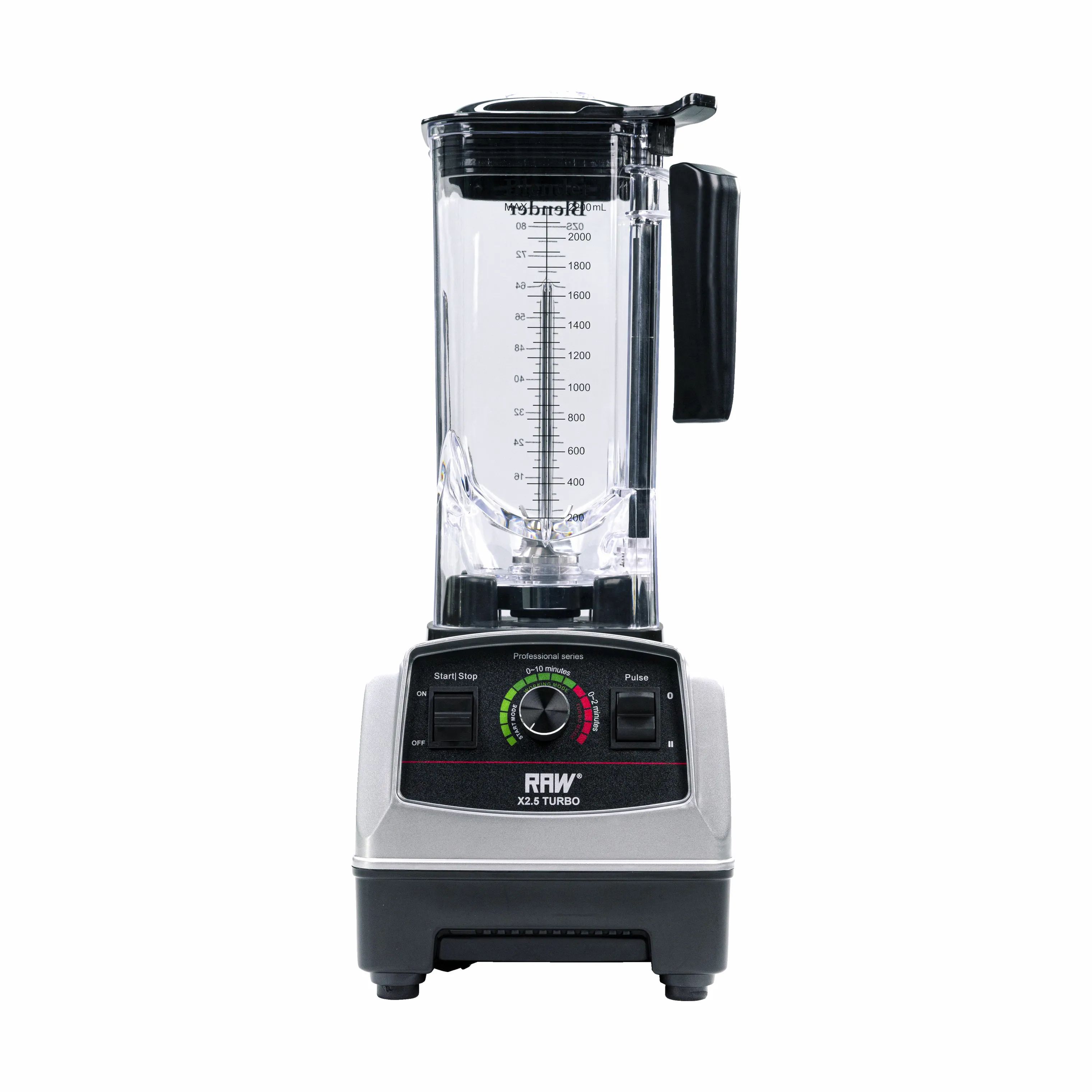 RAW Blendere X2,5 Turbo Blender i Sølvfarvet, 1