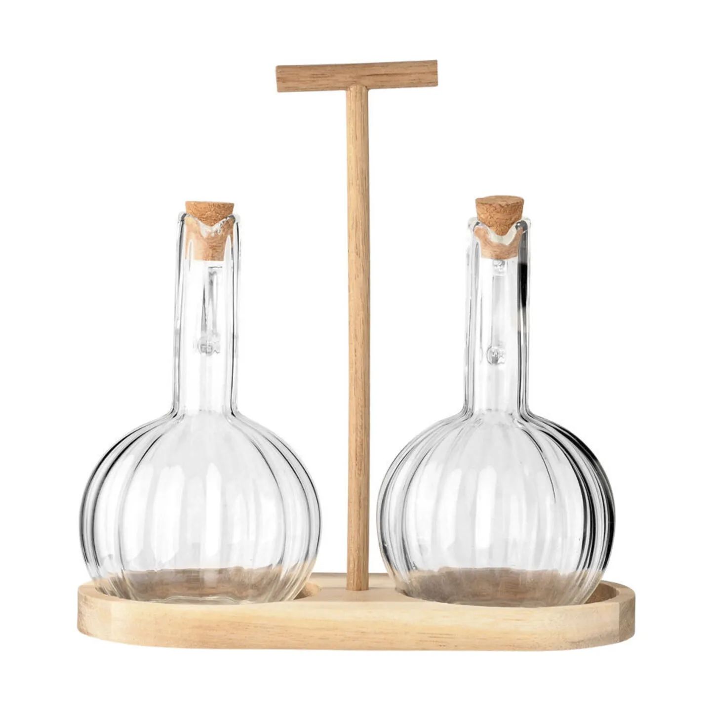 Estia Home Olie- og eddikeflasker Olie-/eddikeflaske - 3 dele i Brun, 1