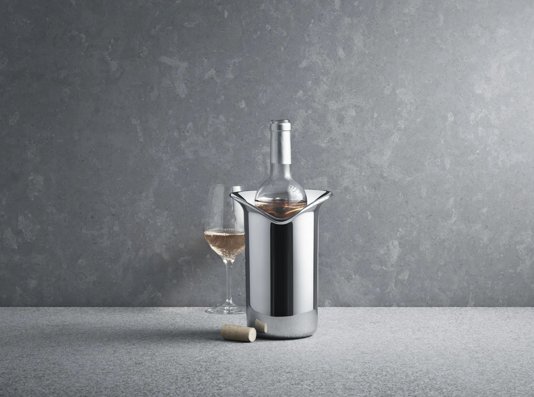 Georg Jensen Vinkølere Wine & Bar Wine Vinkøler i Stål, 2