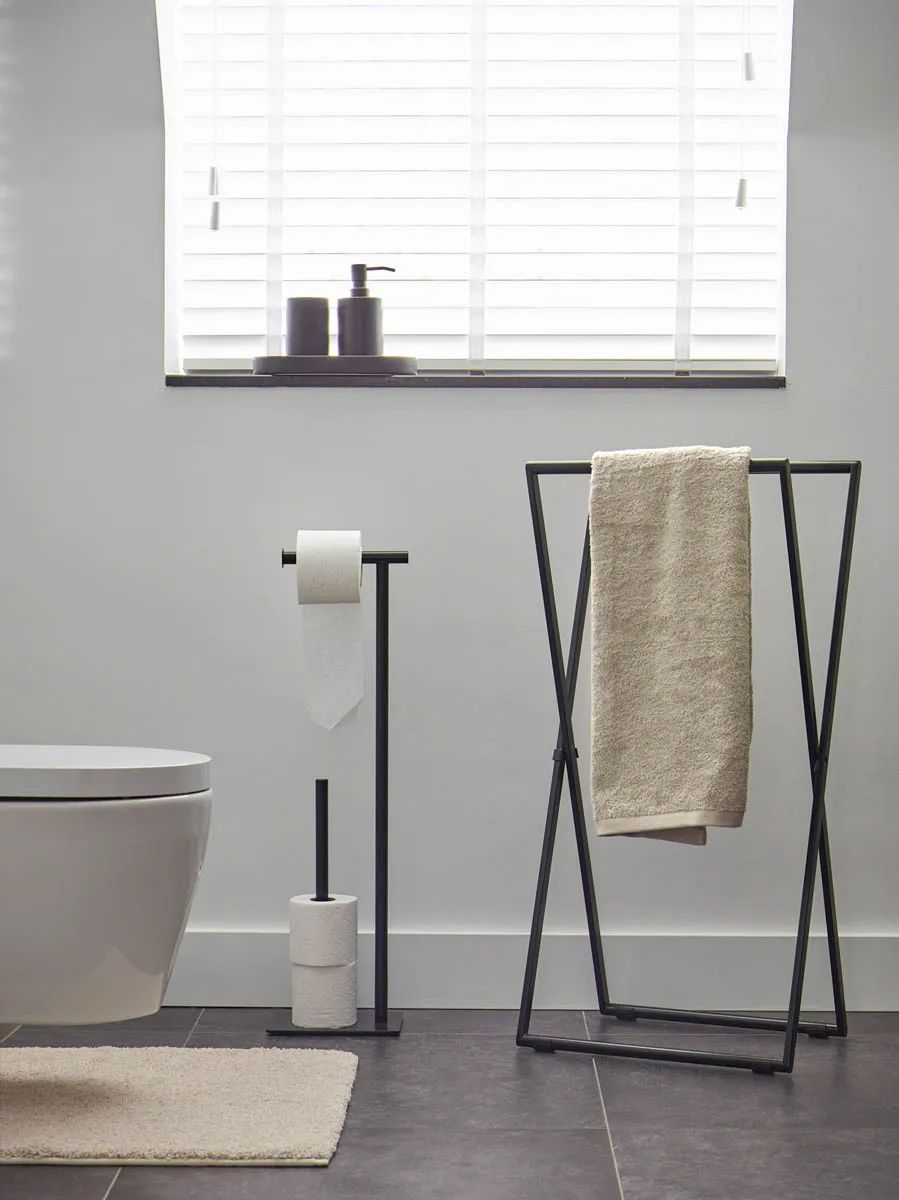 Aquanova Tilbehør til bad Icon Toiletpapirholder i Sort, 2