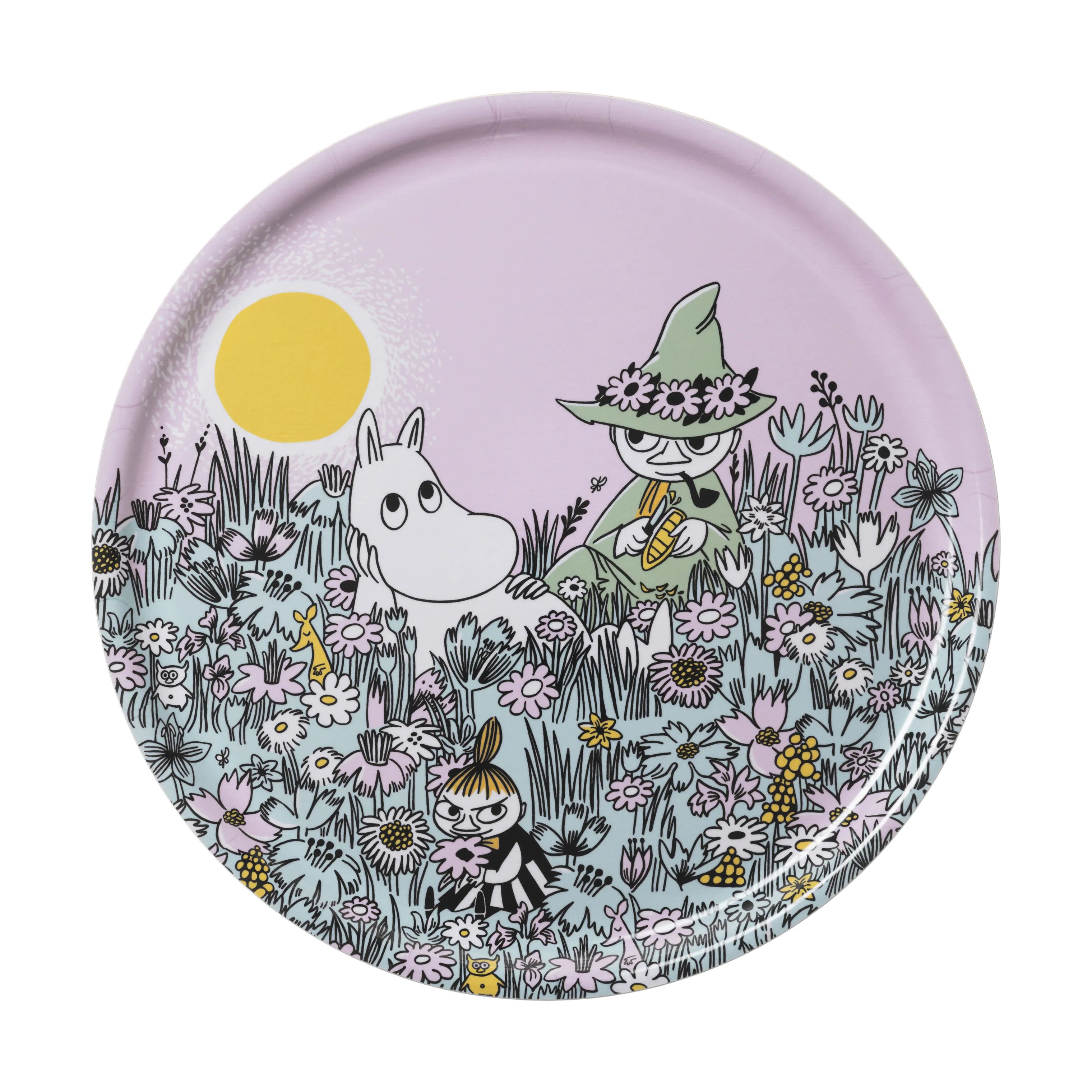 Moomin Arabia Bakker Love Venner for evigt Serveringsbakke i Venner, 1