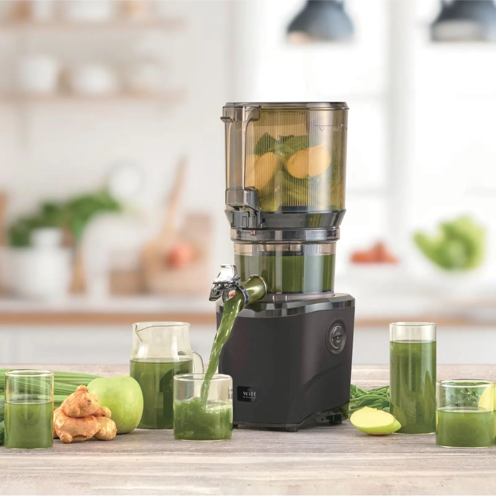 Witt By Kuvings Slowjuicere AUTO10S Auto 10S Slowjuicer i Sort, 3