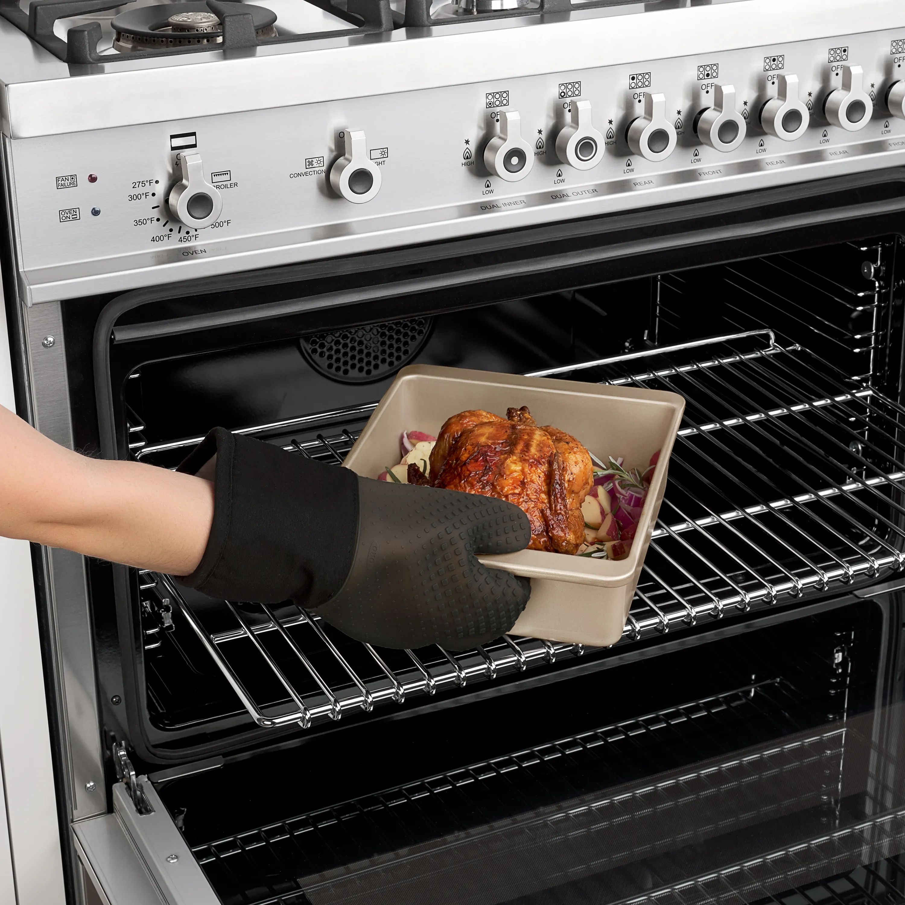OXO Grillhandsker Good Grips Ovnhandske i sort, 2