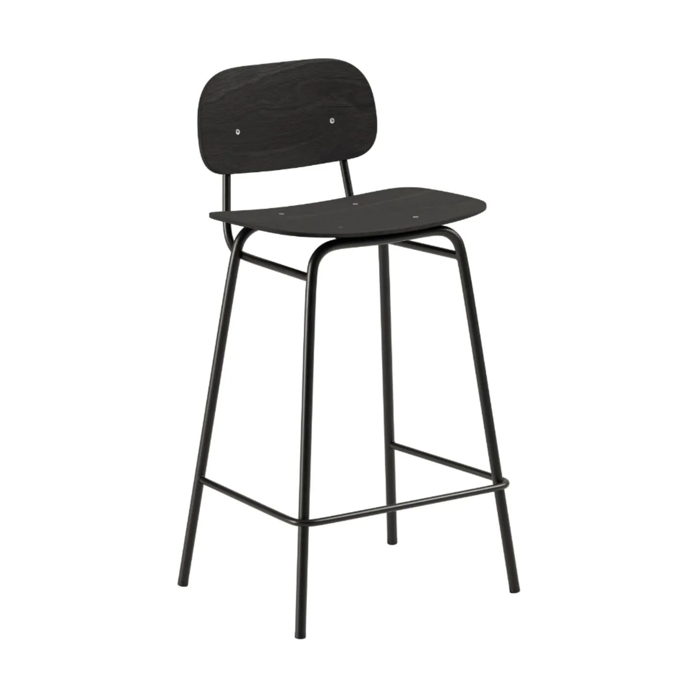 SACKit Barstole Frame Bar Stool Frame Barstol i Sort, 68 cm, 1