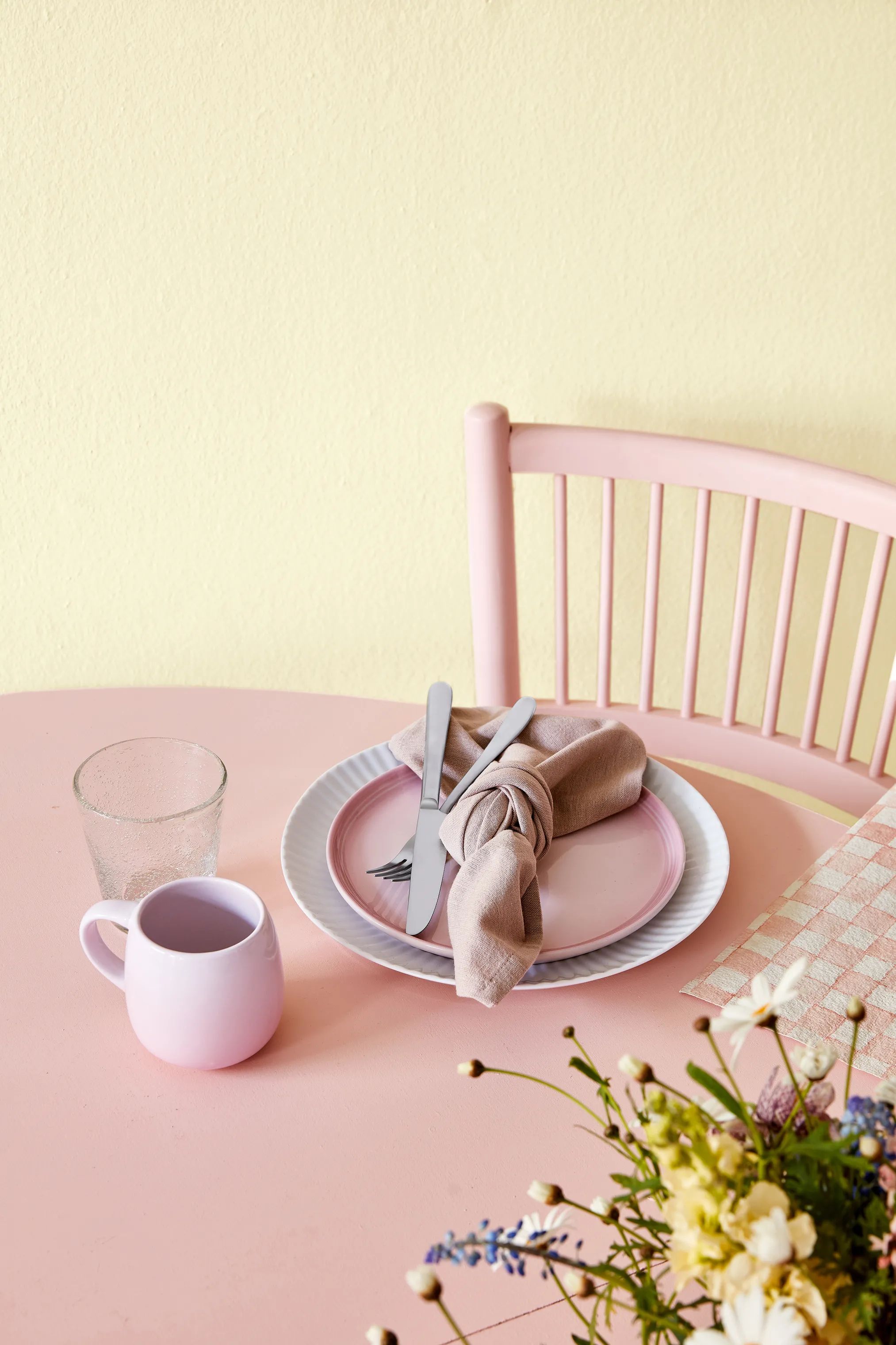 CASA Living Middagstallerkener Daisy Middagstallerken i Hvid, 27 cm, 2
