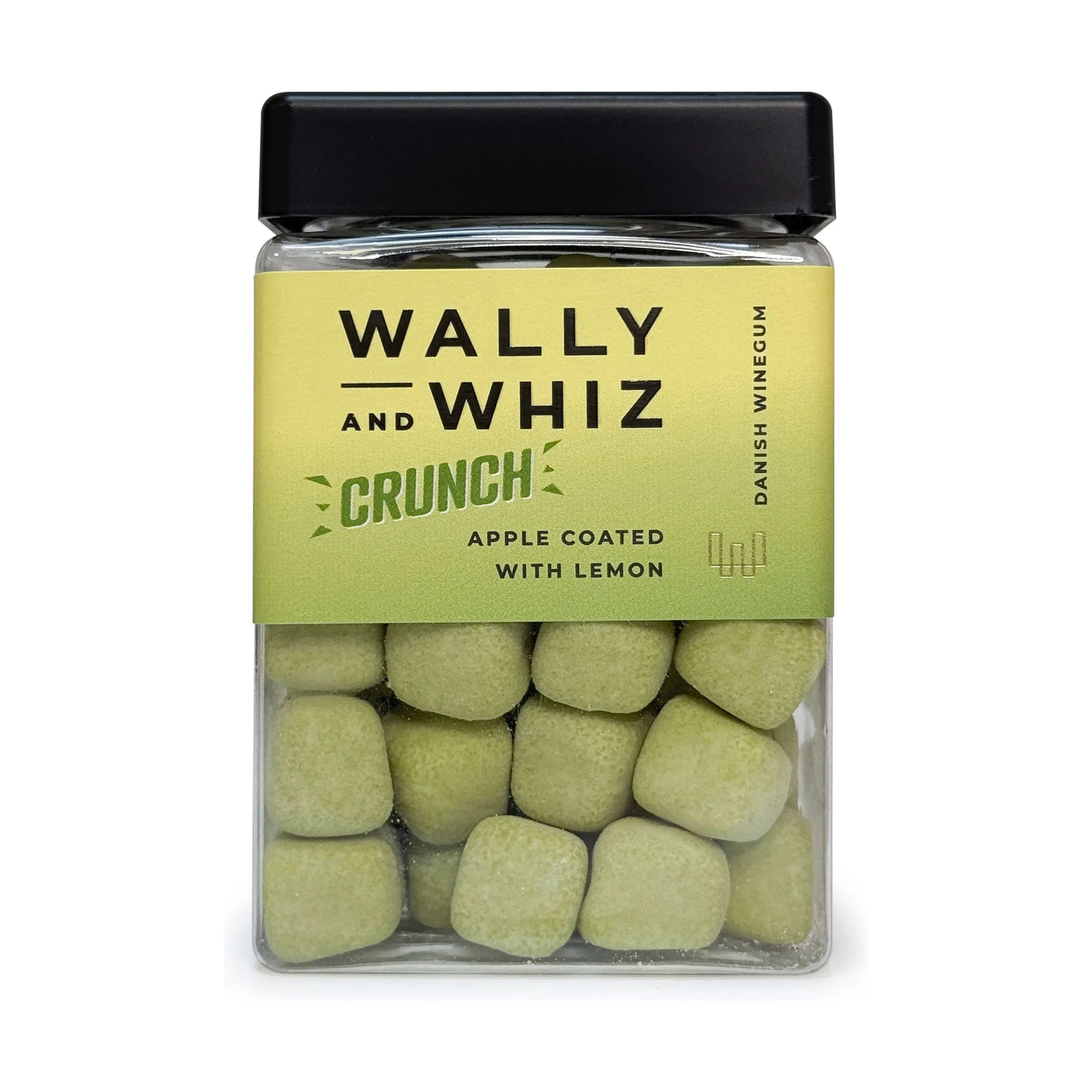 Wally and Whiz Søde sager Crunch Vingummi - Æble med citron i Grøn, 4