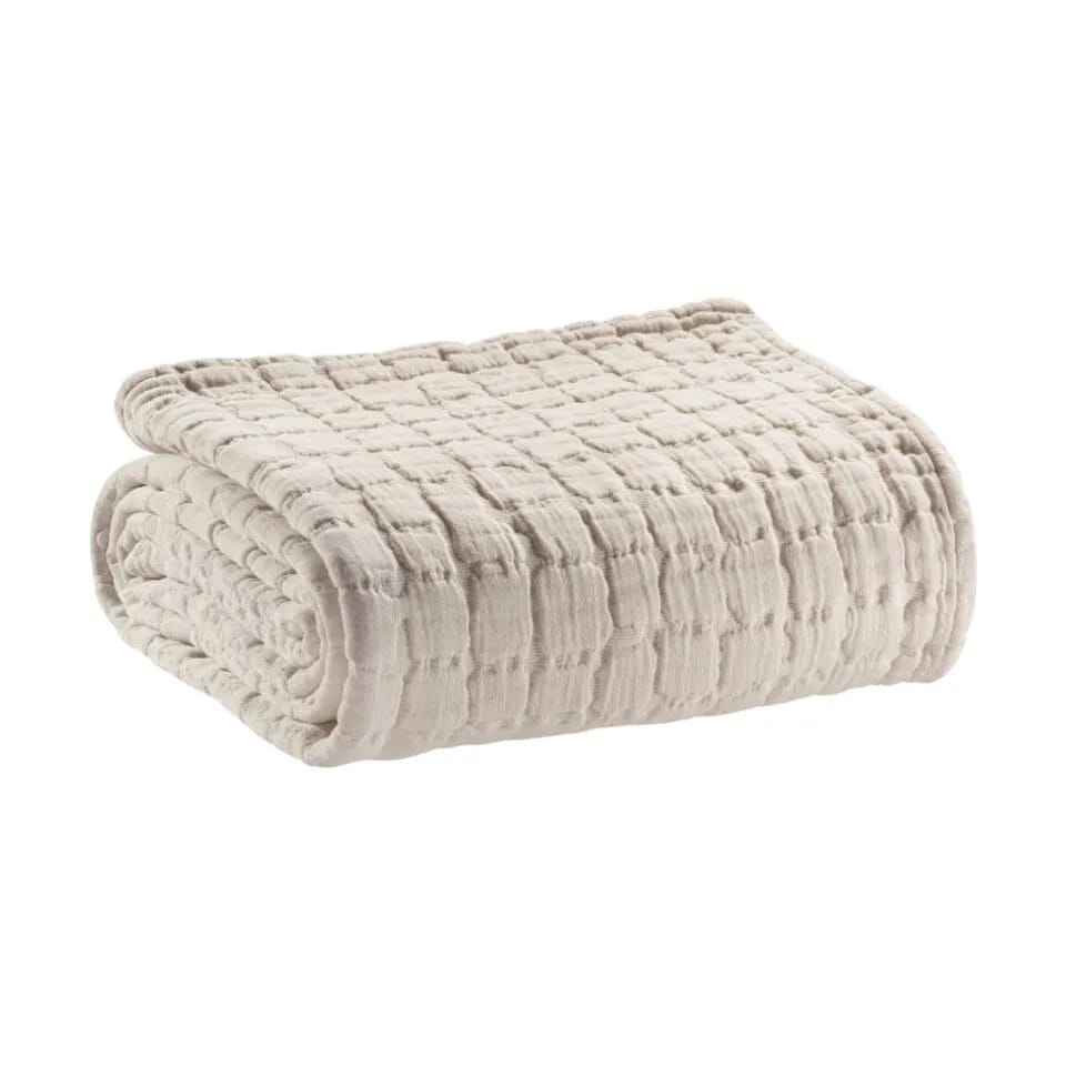 Vivaraise Sengetæpper Swami Sengetæppe i Beige, B130 x L200 cm, 1