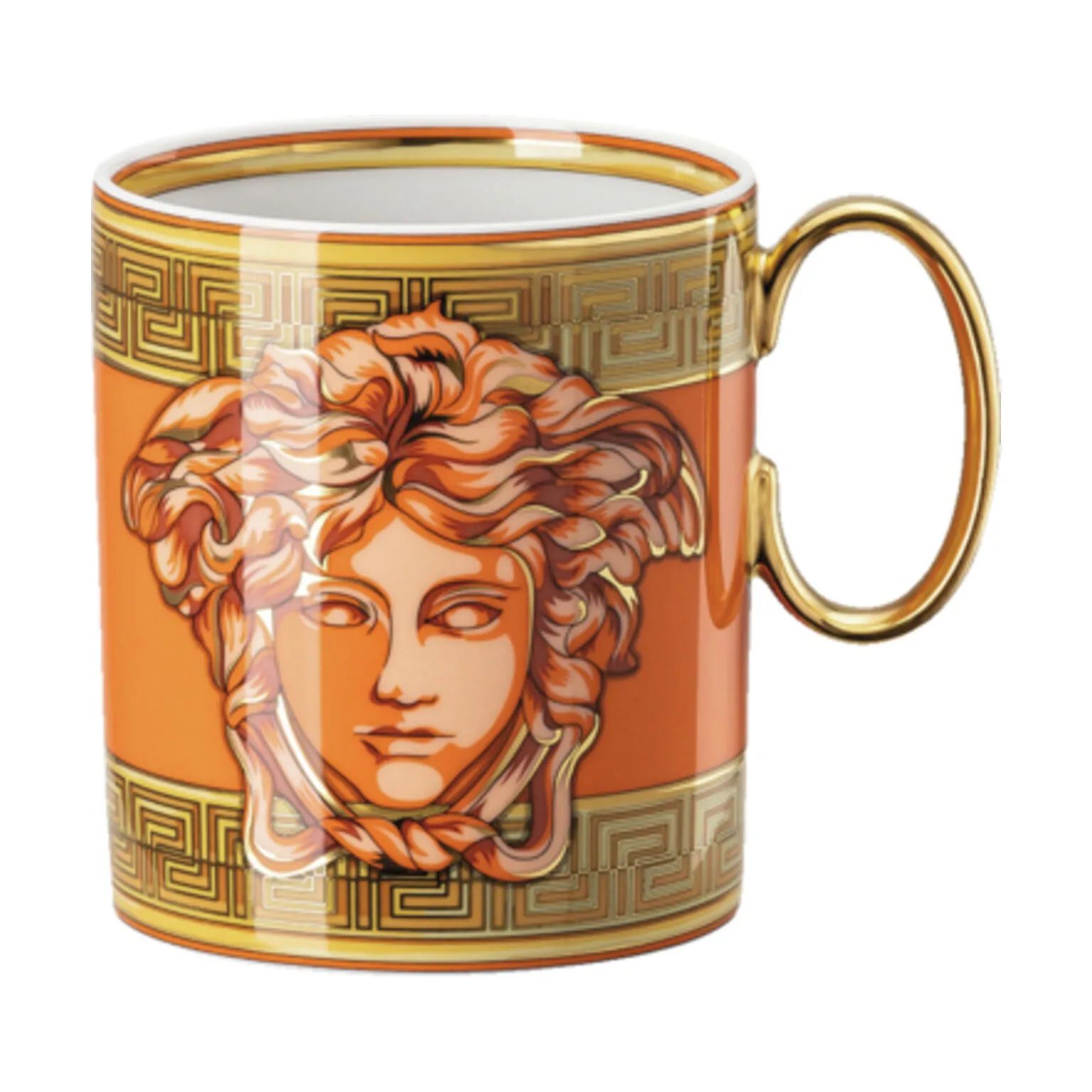 Versace Krus og kopper med hank Orange Coin Krus i Orange, 1