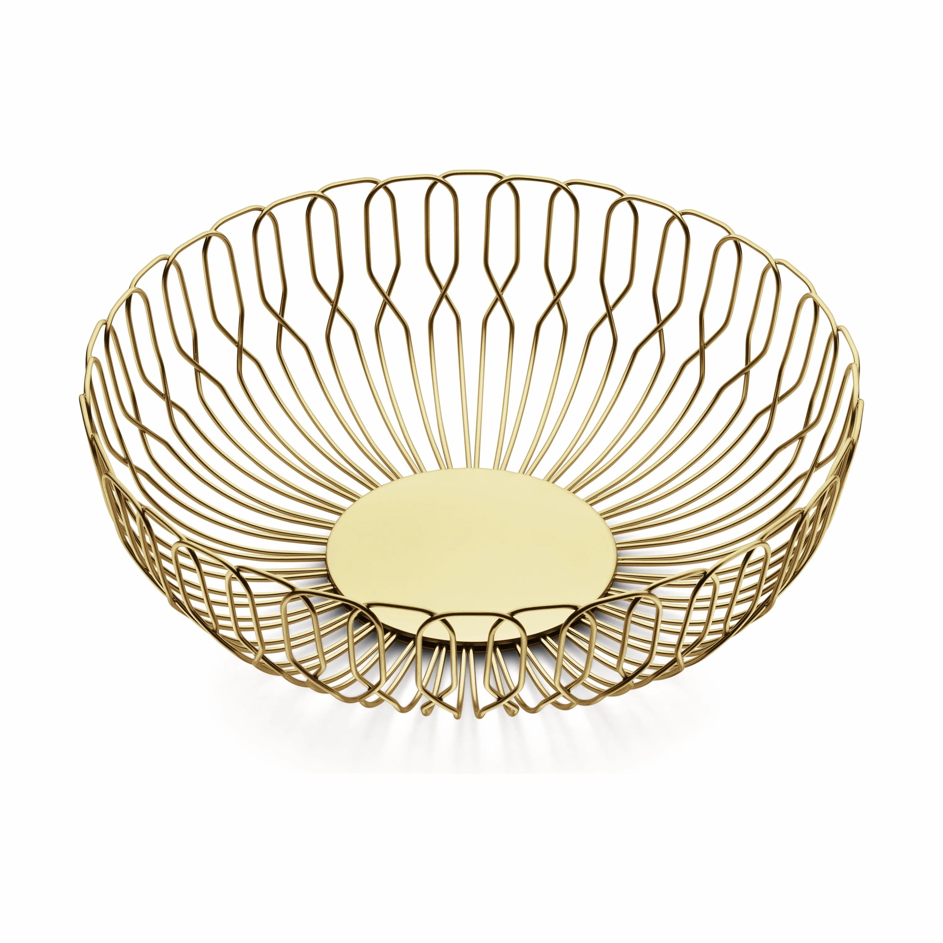 Georg Jensen Brødkurve Alfredo Brødkurv i Guldfarvet, 21 cm, 1