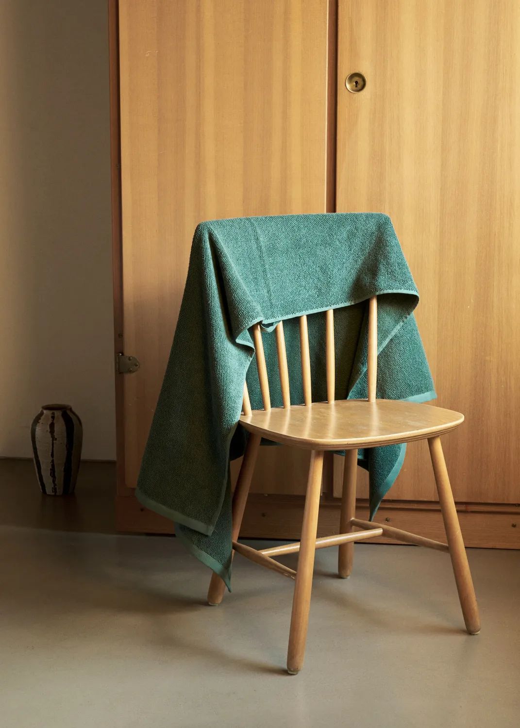 The Organic Company Håndklæder MILD Badehåndklæde i Grøn, 140 cm, 2